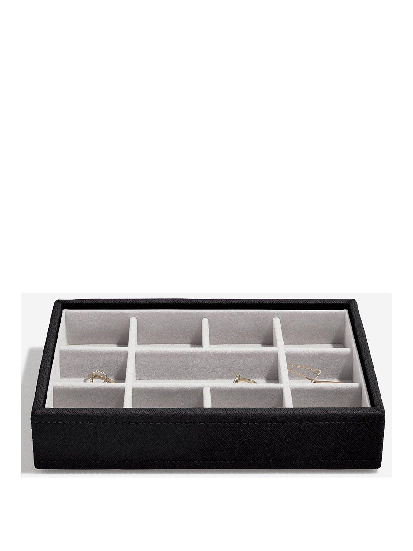 Stackers Mini 11 Section Tray - Black