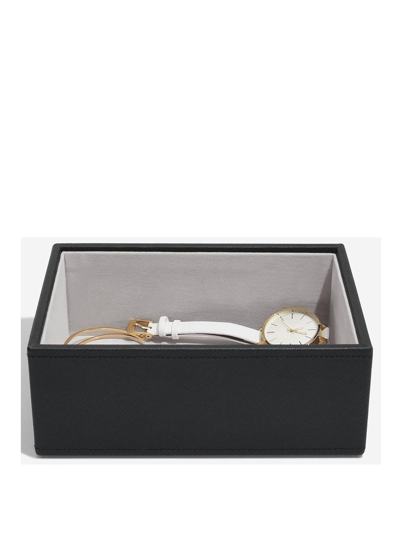 Stackers Mini Deep Open Tray - Black