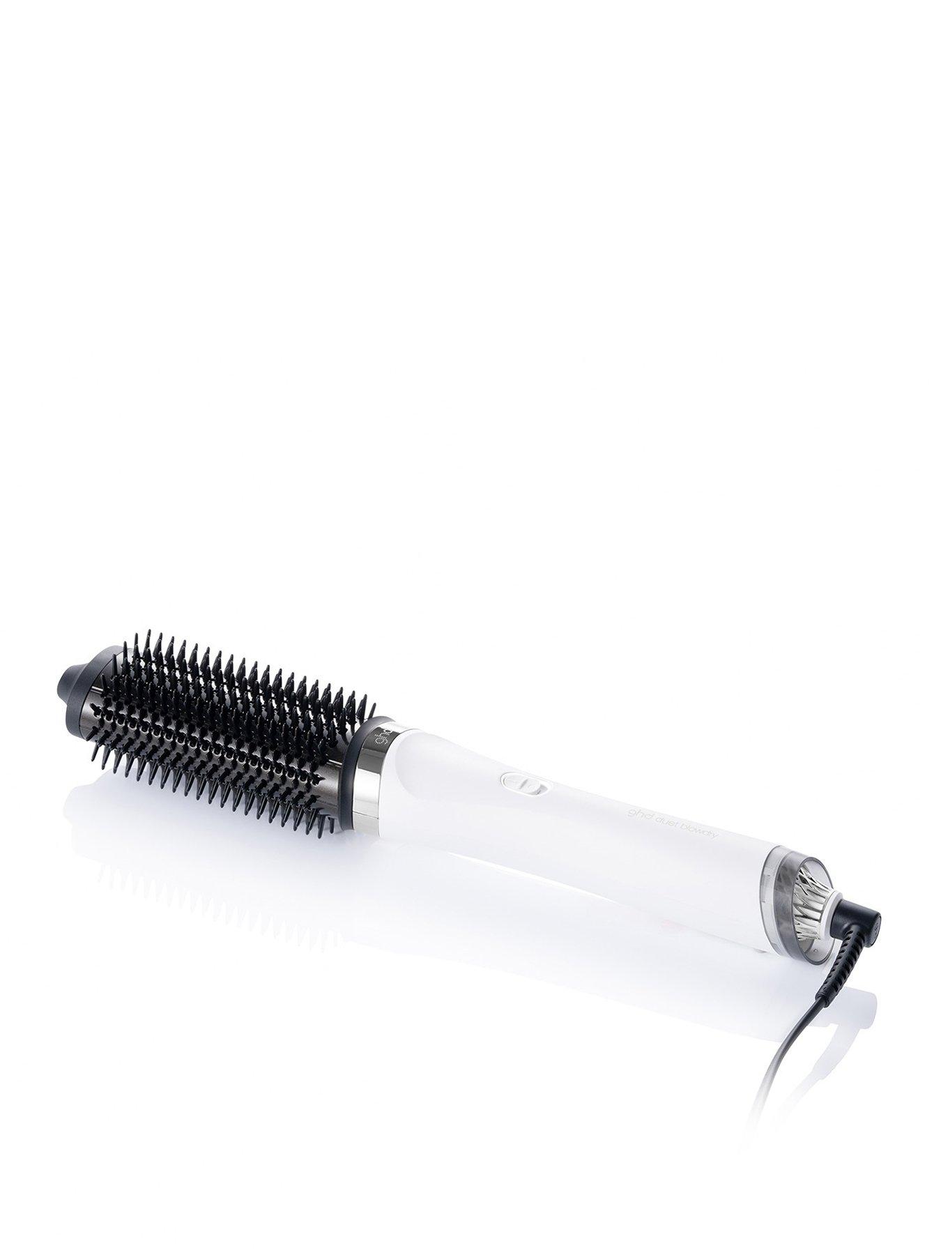 undefined Duet Blowdry - Hair Dryer Brush, Wet To Blow Dried, No Heat Damage, 3x More Volume Blow Dry, for All Hair Types (White)