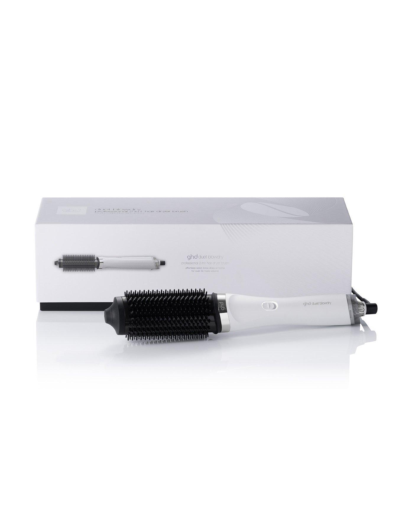 Image 7 of 8 of ghd Duet Blowdry - Hair Dryer Brush, Wet To Blow Dried, No Heat Damage, 3x More Volume Blow Dry, for All Hair Types (White)