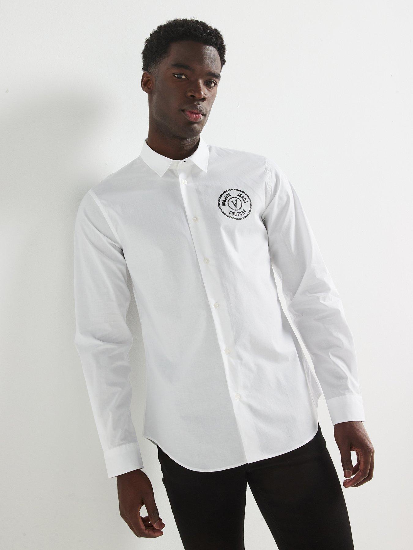 undefined Embroidered Logo Shirt - White