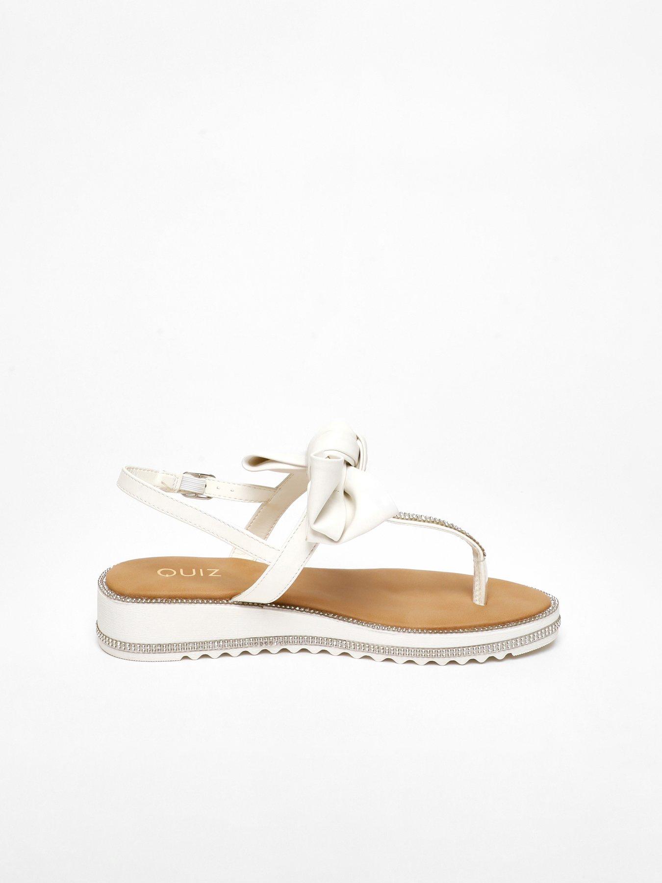 Quiz flat sandals hotsell