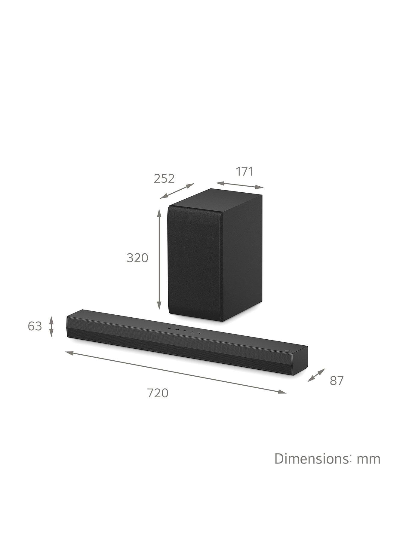 Image 2 of 6 of LG US40T Bluetooth Soundbar with Wireless Subwoofer