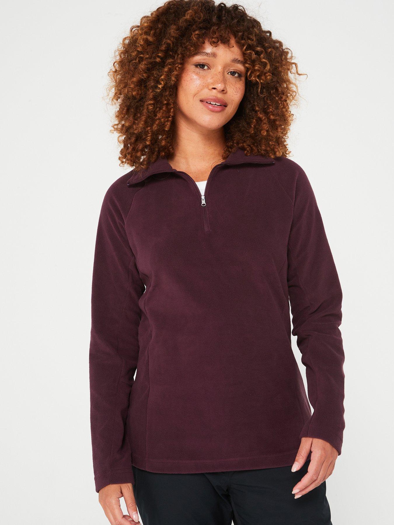 undefined Women's Glacial 1/2 Zip Fleece - Purple