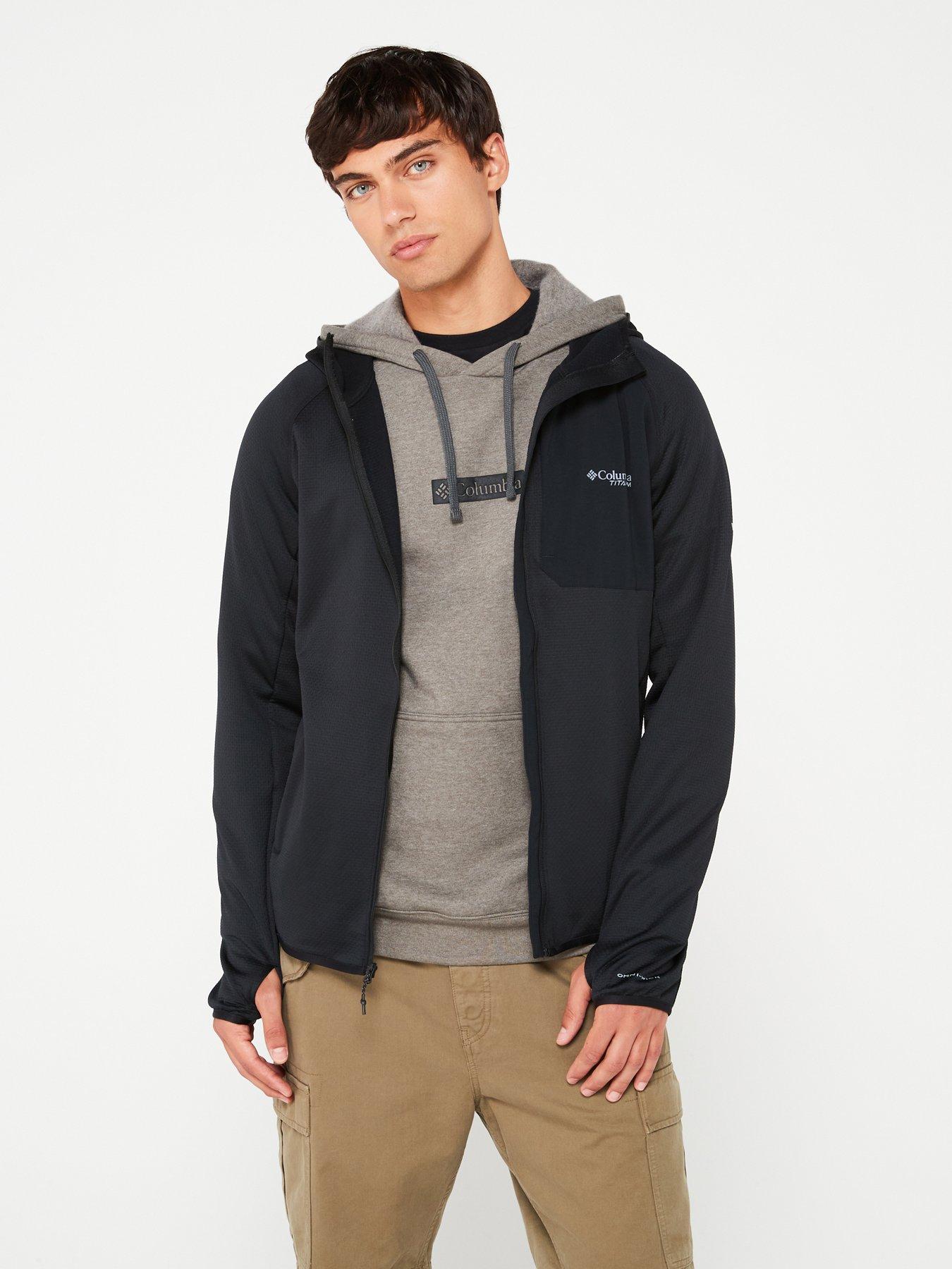 undefined Men's Triple Canyon Grid Fleece Hooded Fz Ii - Black