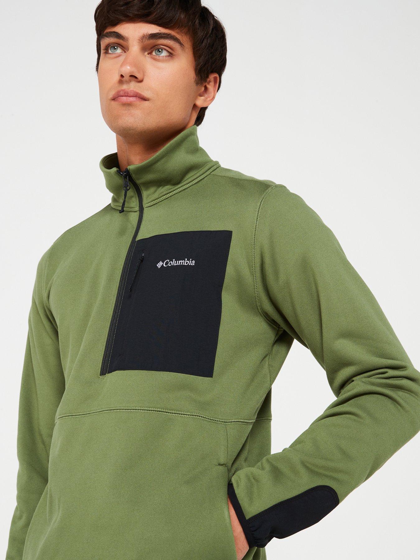 Image 4 of 4 of Columbia Men's Columbia Hike Half Zip Ii - Green