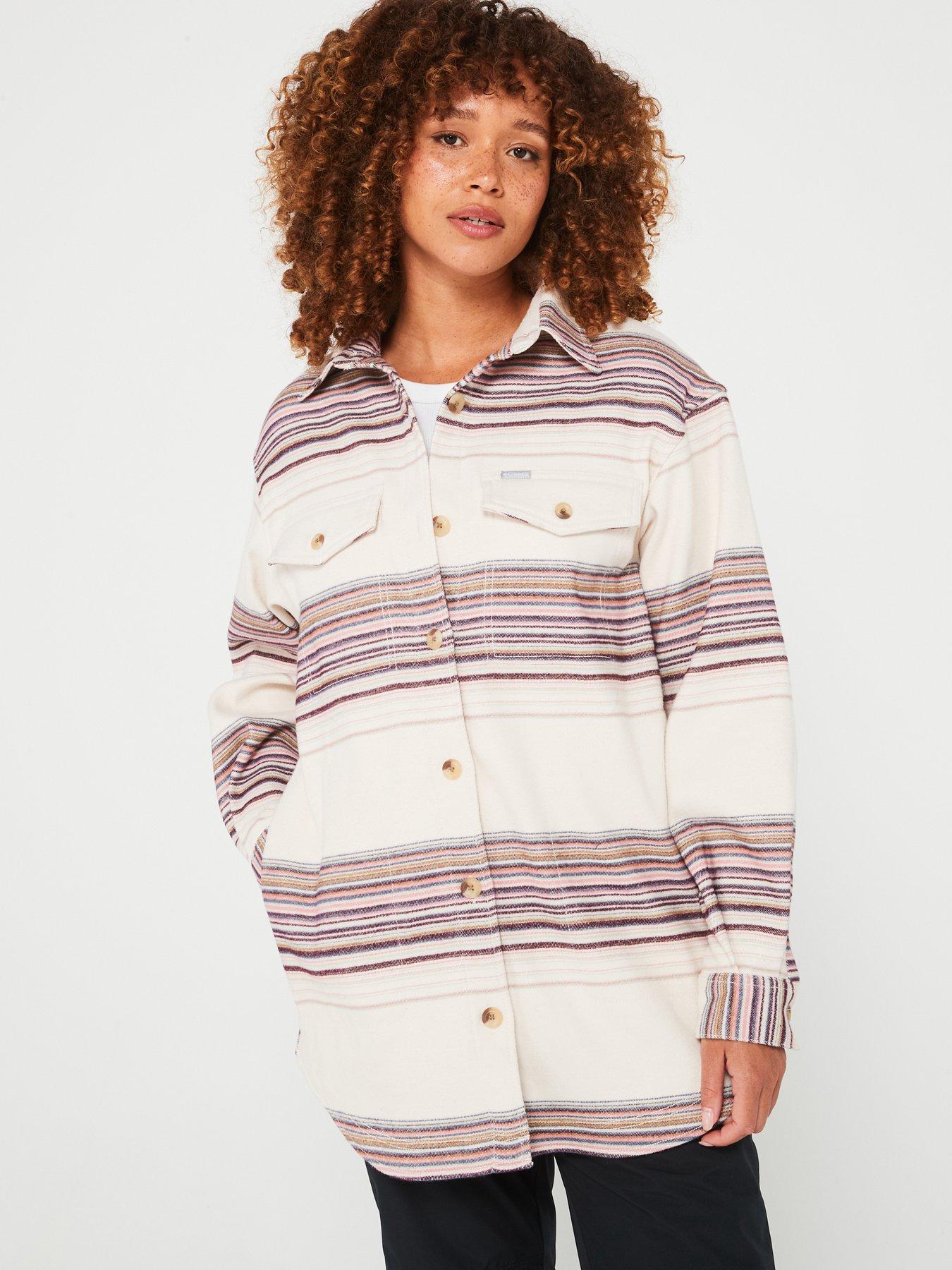 undefined Women's Calico Basin Shirt Jacket - White