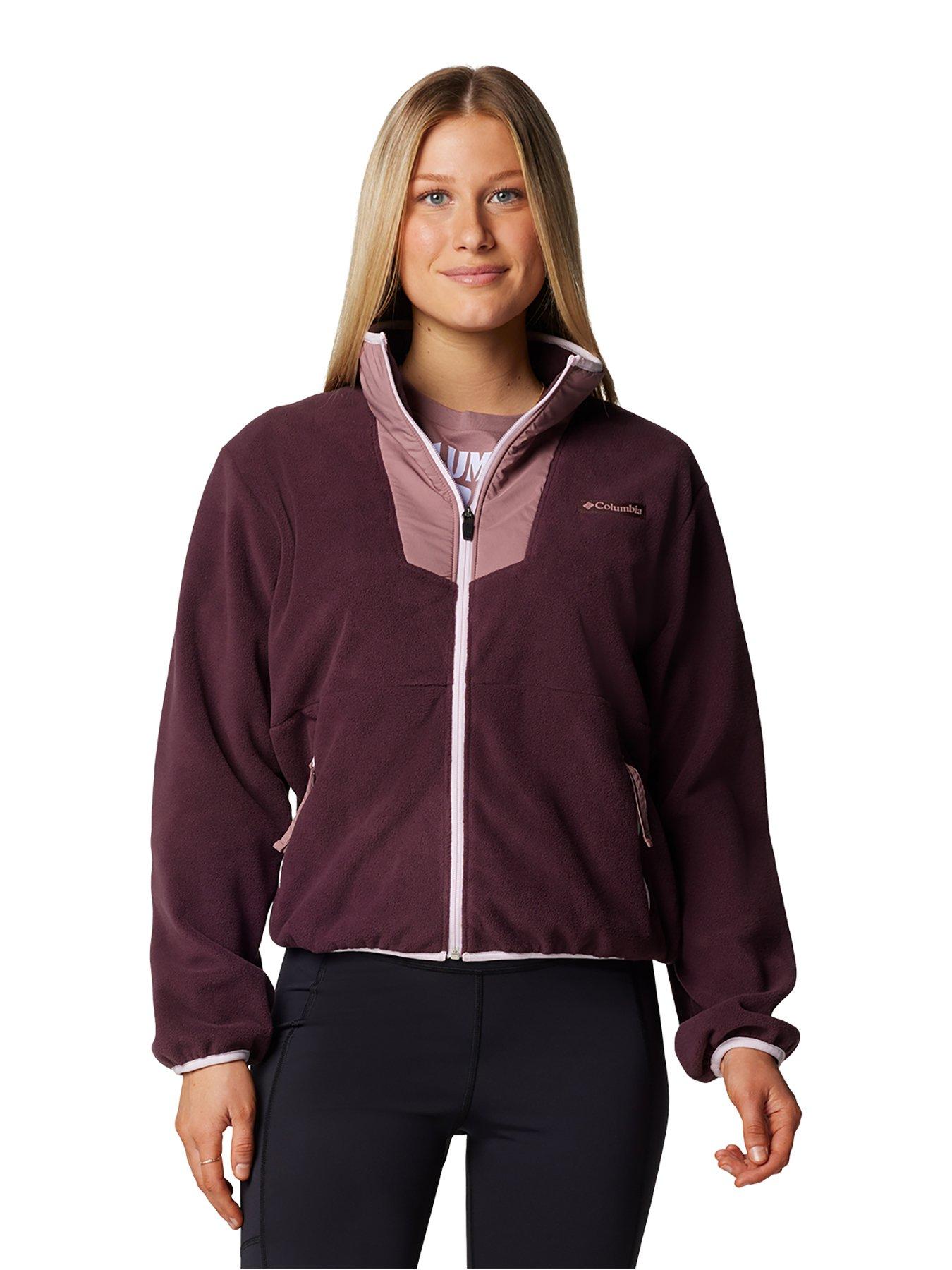 Womens purple columbia fleece sales