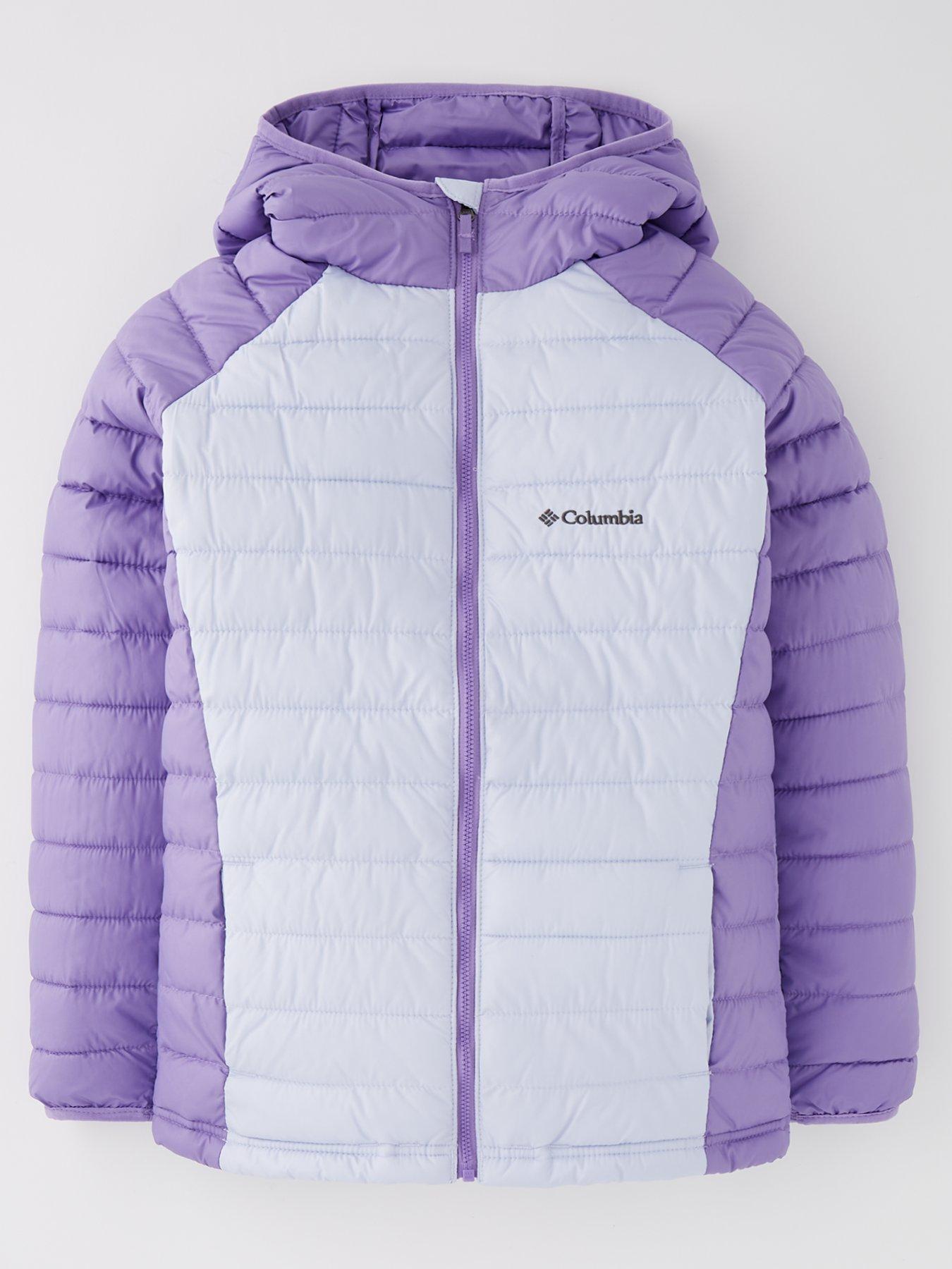 undefined Youth Girls Powder Lite Ii Hooded Jacket - Purple
