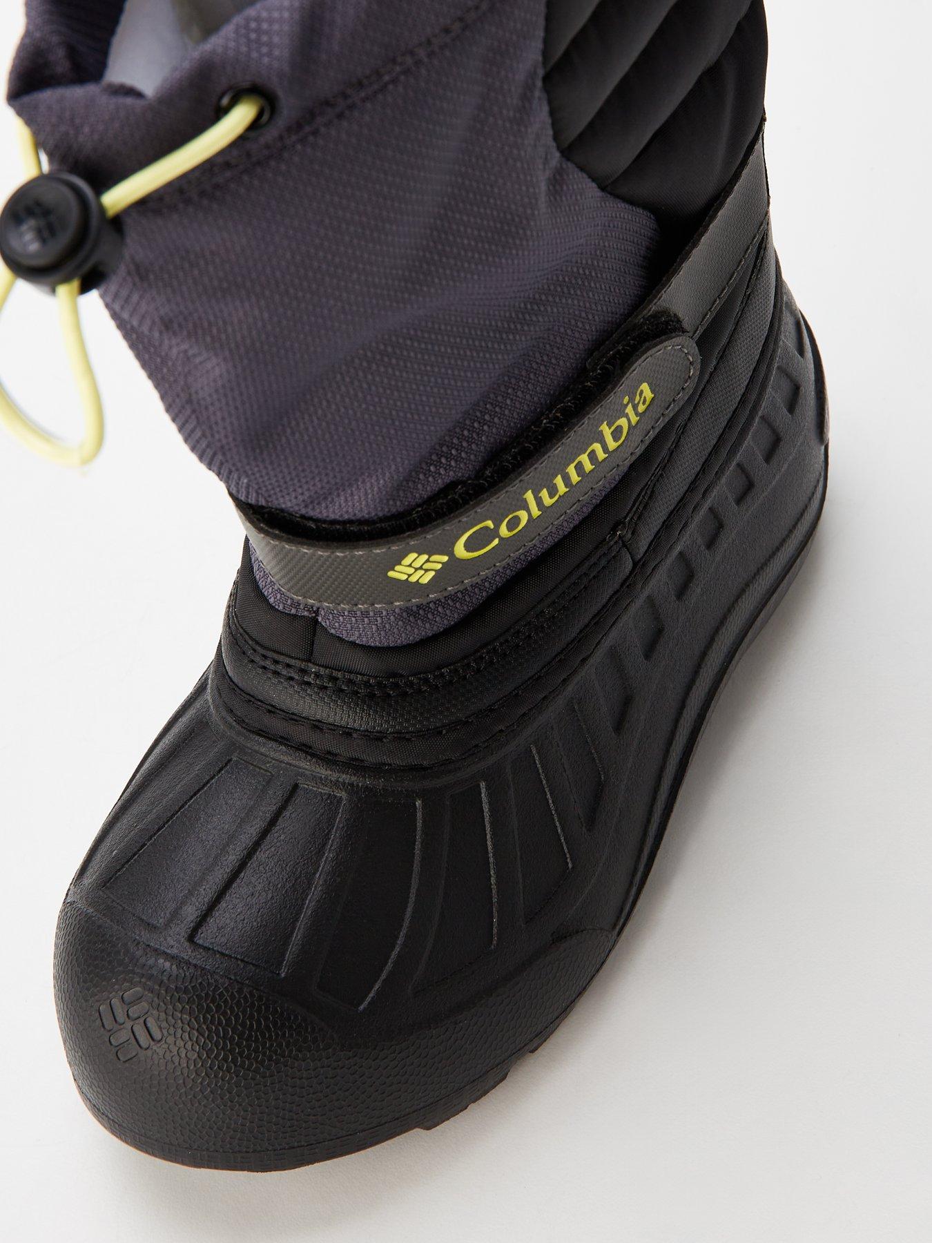 Columbia Unisex-Child Powderbug Snowlite wandelschoen, Zwart/Wit, 36 EU