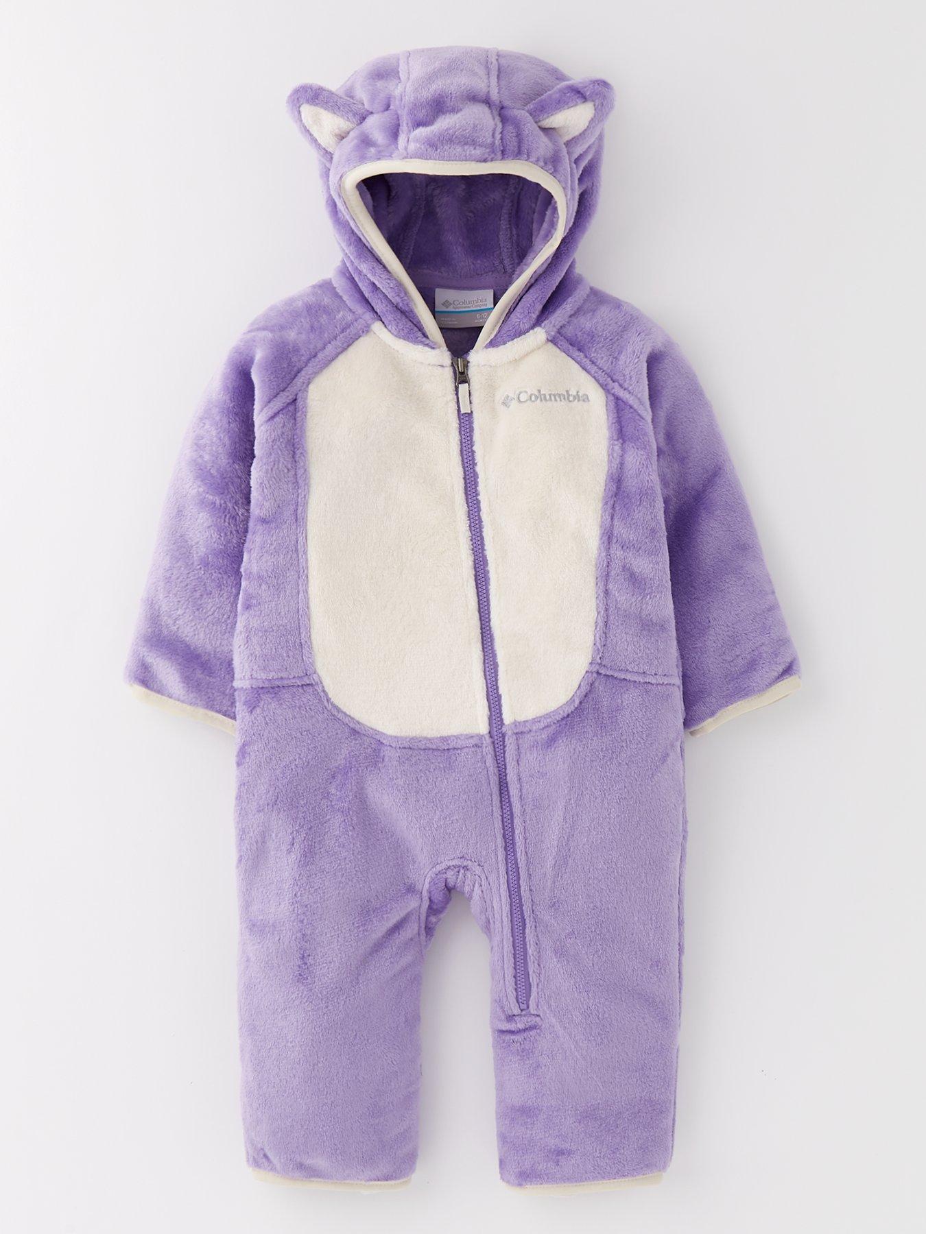 undefined Youth Infant Foxy Baby sherpa Bunting Snowsuit - Purple