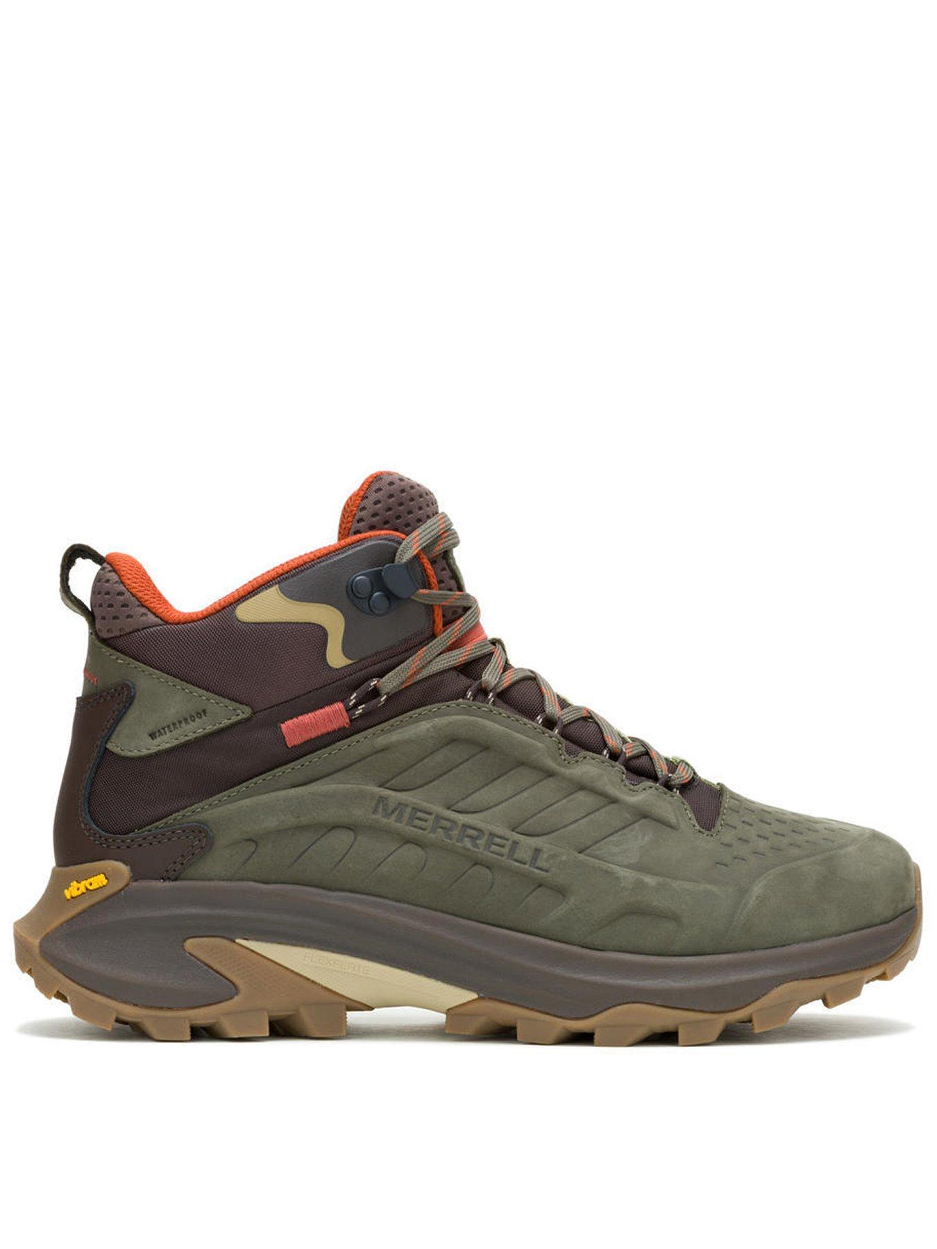 Merrell Mens Moab Speed 2 Litre Waterproof Hiking Shoes Black Very