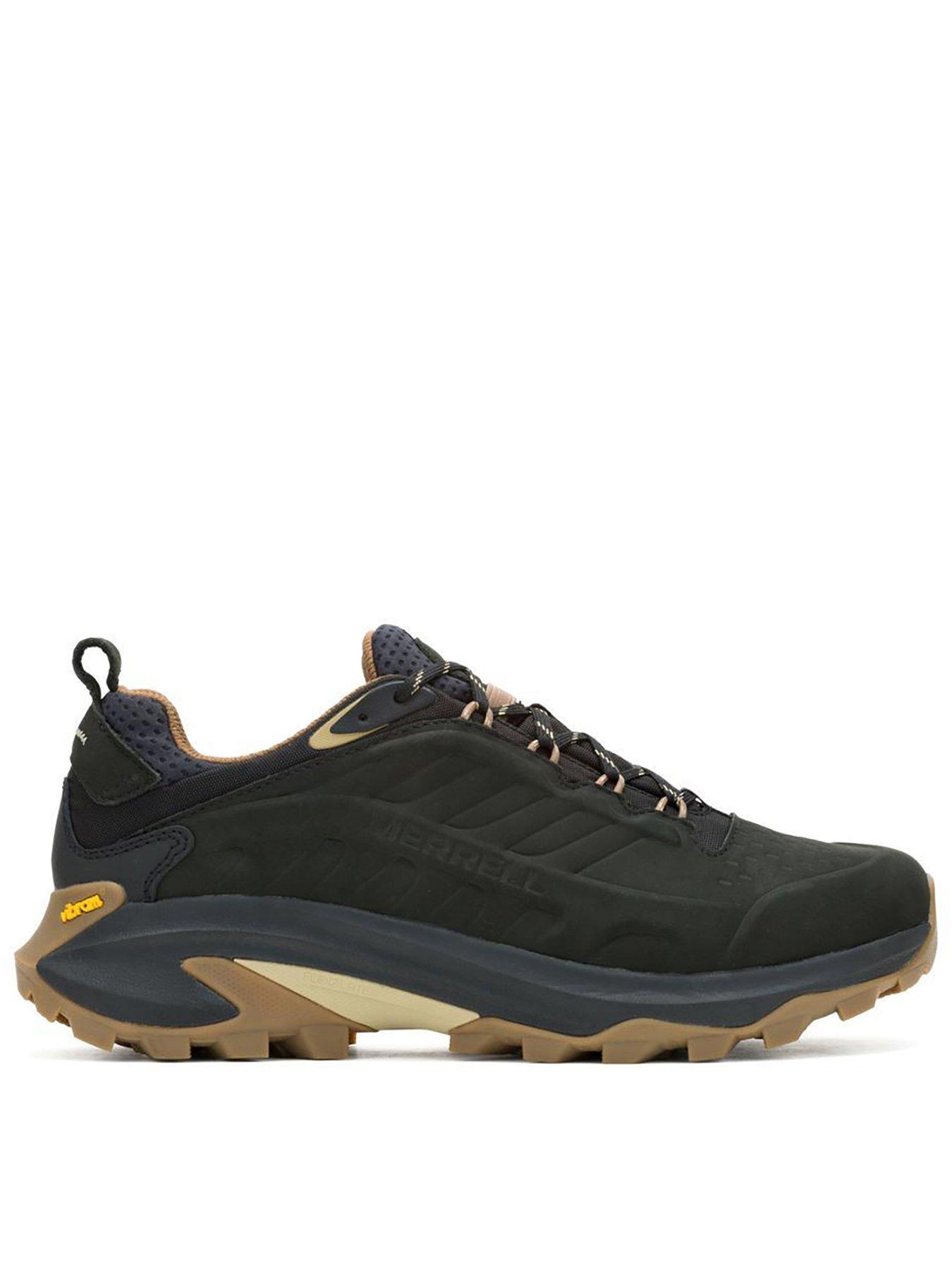 undefined Mens Moab Speed 2 Litre Waterproof Hiking Shoes - Black