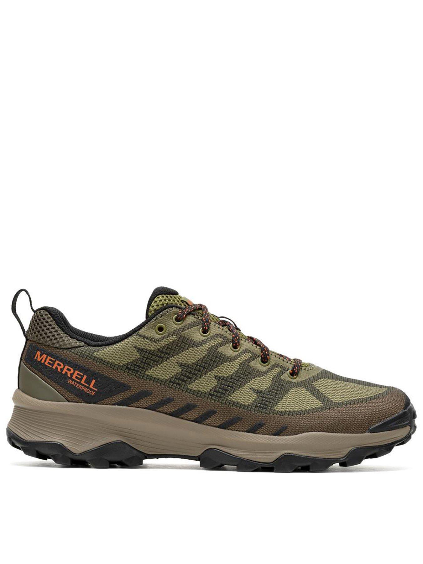 Image 1 of 6 of Merrell Mens Speed Waterproof Hiking Shoes - Avocado / Kangaroo