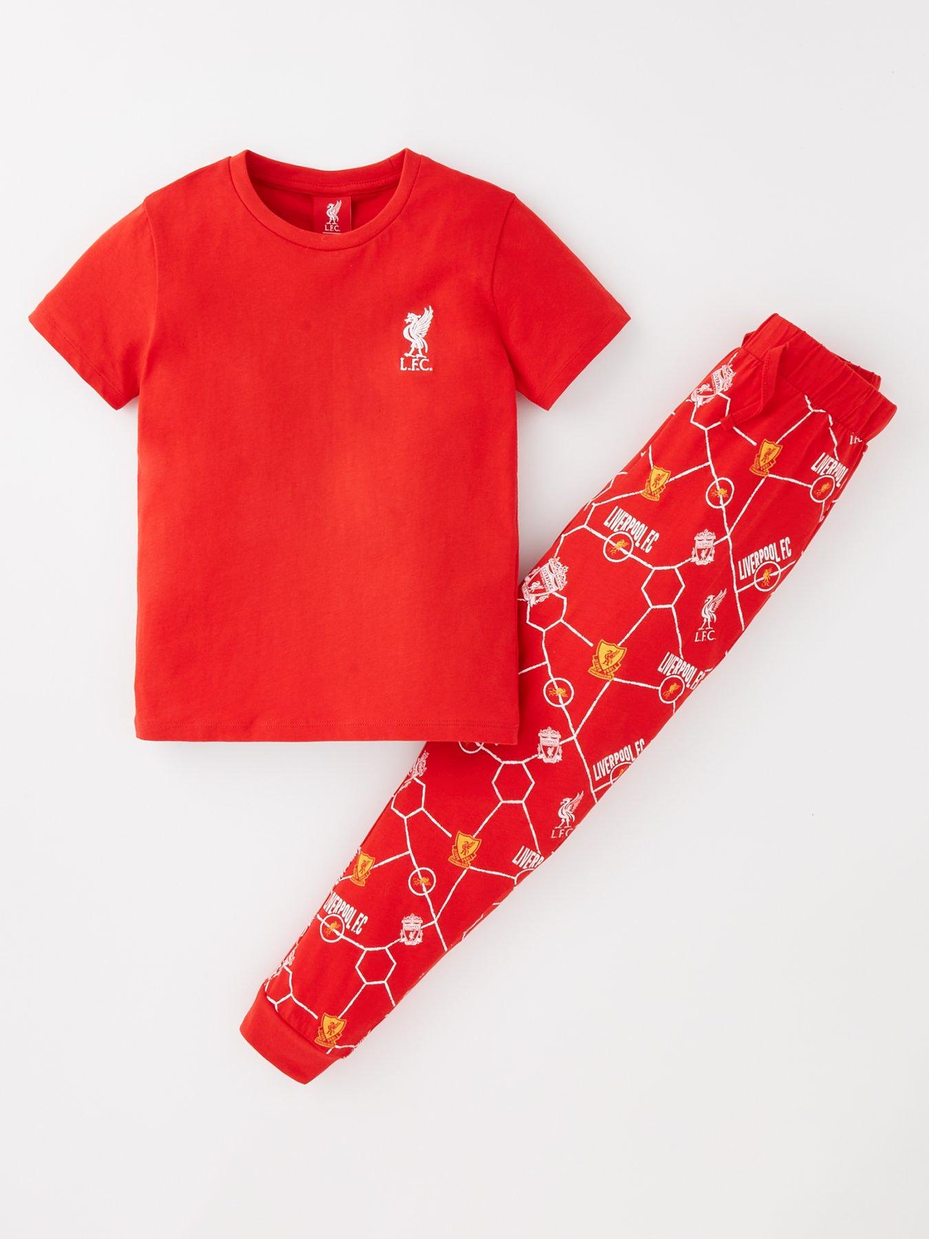 undefined Liverpool Short Sleeve Pyjamas - Red
