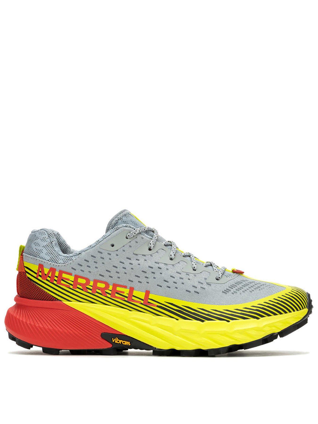 undefined Mens Agility Peak 5 Trail Running Trainers - / Yellow - Grey