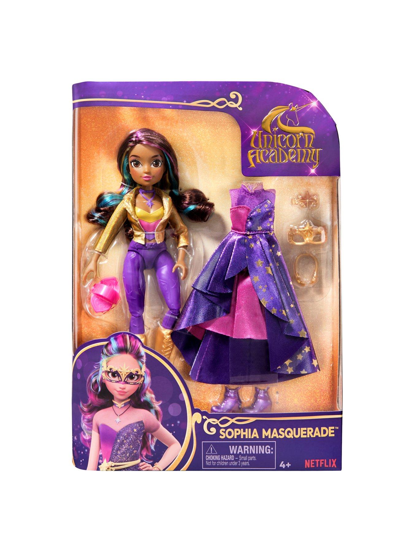 Image 2 of 6 of Unicorn Academy Deluxe Sophia Masquerade Fashion Doll