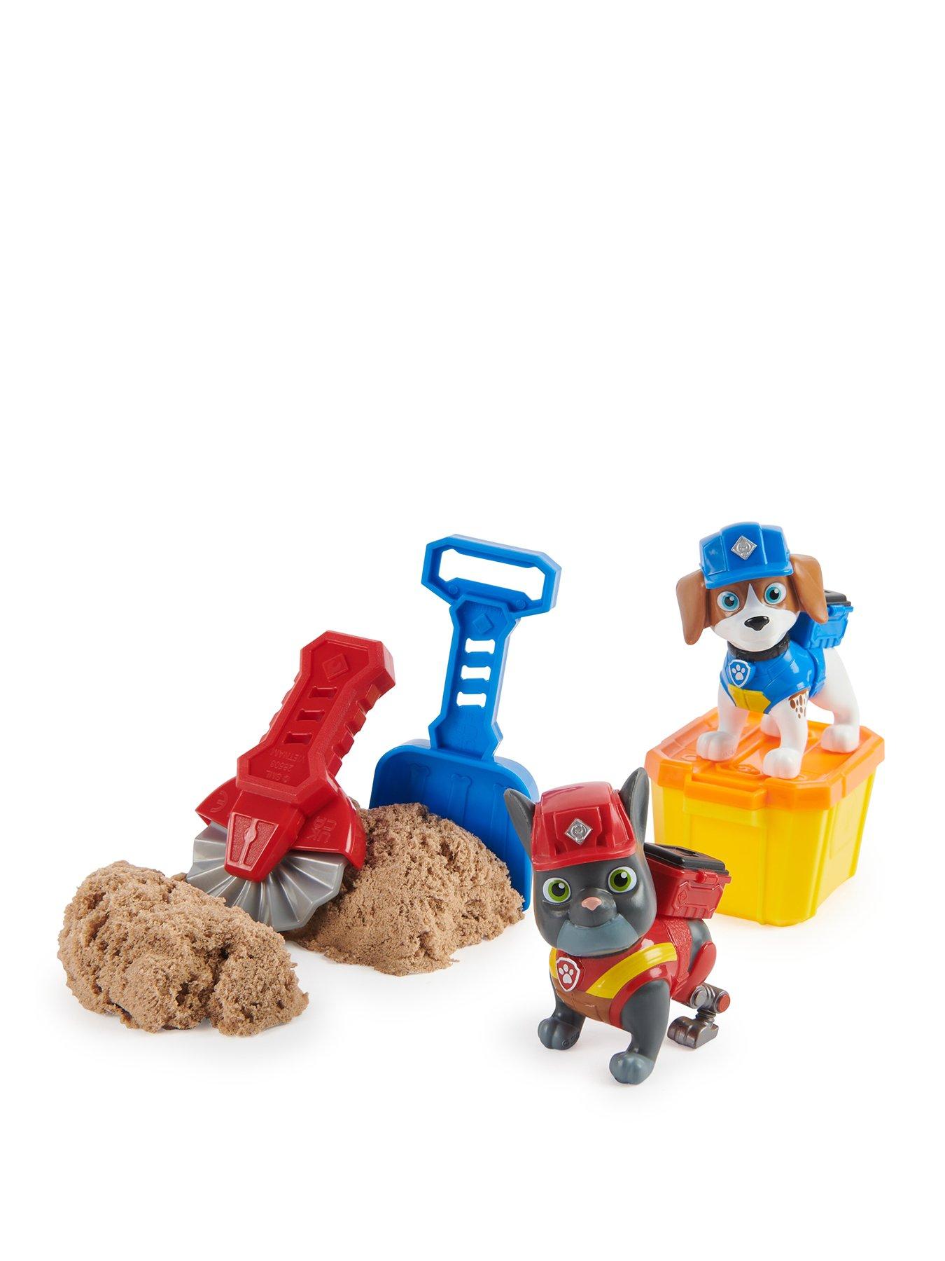 Image 1 of 7 of Rubble & Crew Rubble &amp; Crew -&nbsp;Charger and&nbsp;Wheeler Build-It Pack with Kinetic Sand