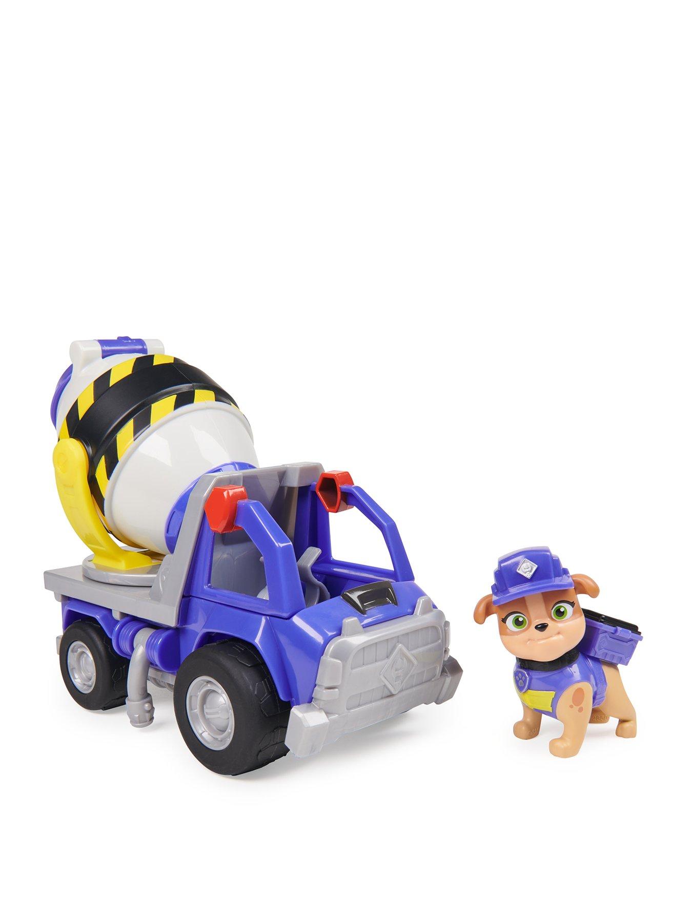 Image 1 of 7 of Rubble & Crew Rubble's Mix's Mixing Truck Toy Vehicle