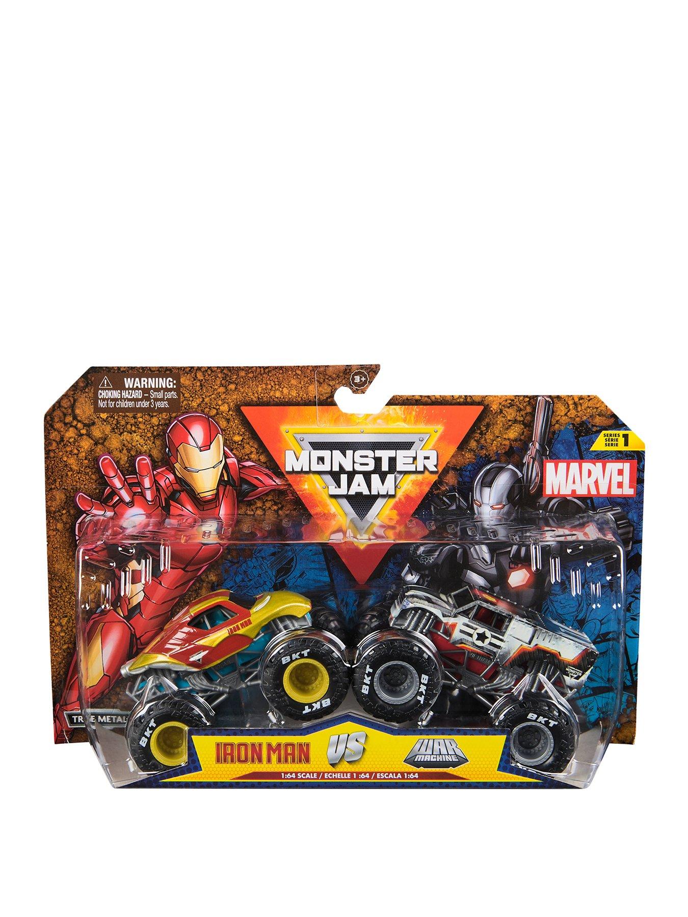 Image 1 of 1 of Monster Jam 1:64 Marvel Die Cast Truck 2 Pack