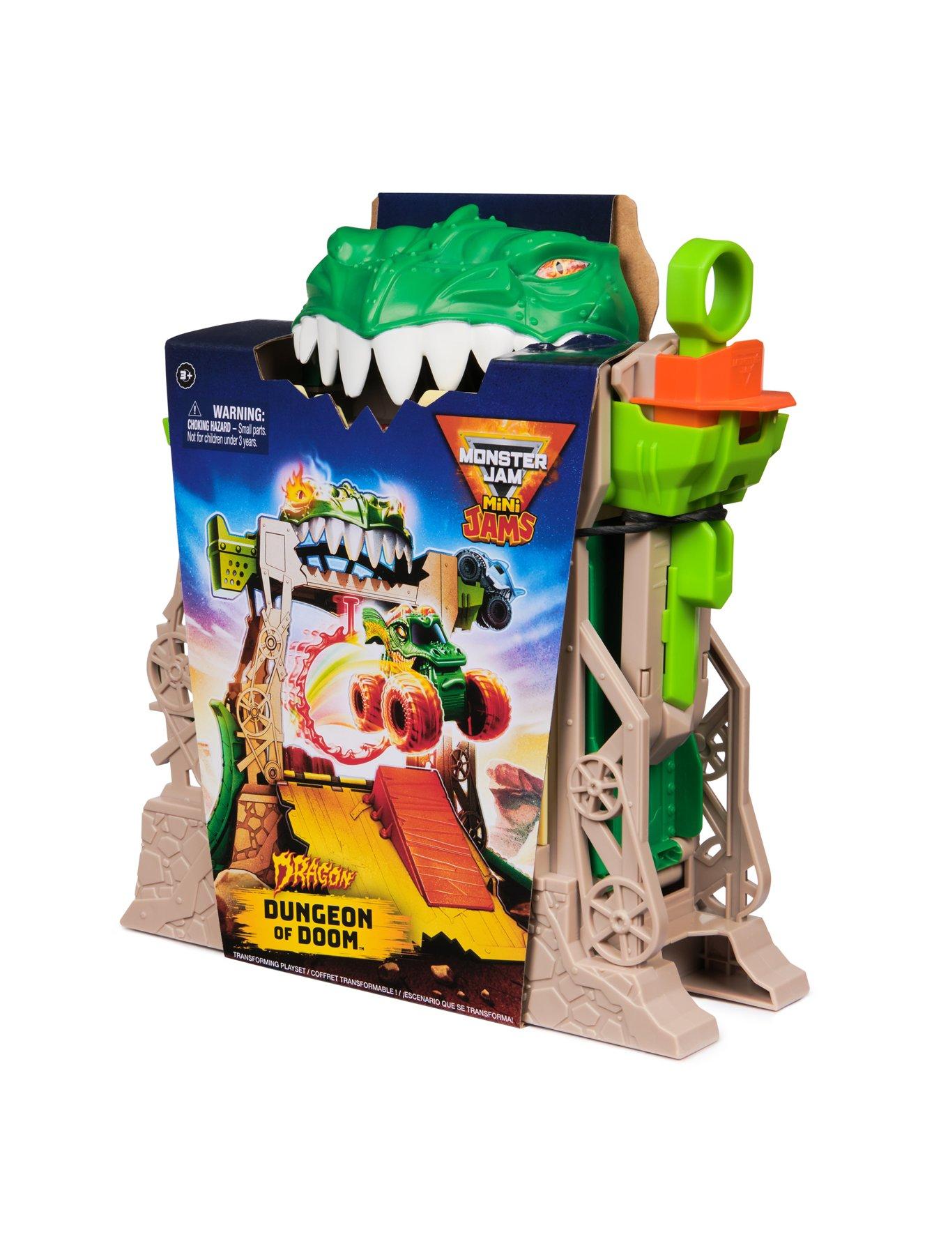 Monster Jam Minis Dragon Dungeon of Doom Transforming Playset | Very.co.uk