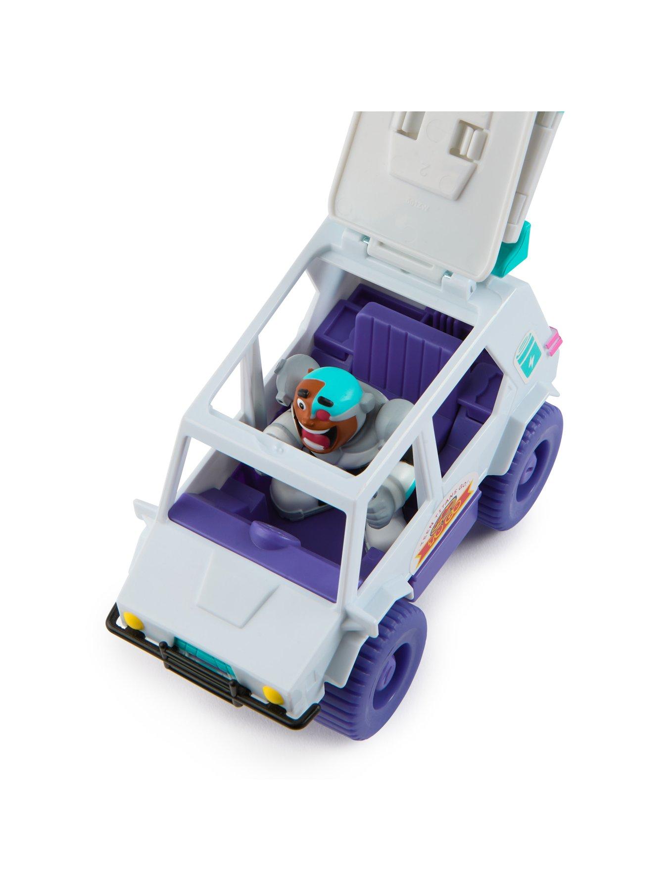 Teen Titans Go! T-Car Pizza Launcher Toy - Cyborg Figure & Vehicle Set For Kids, F24 - View #3