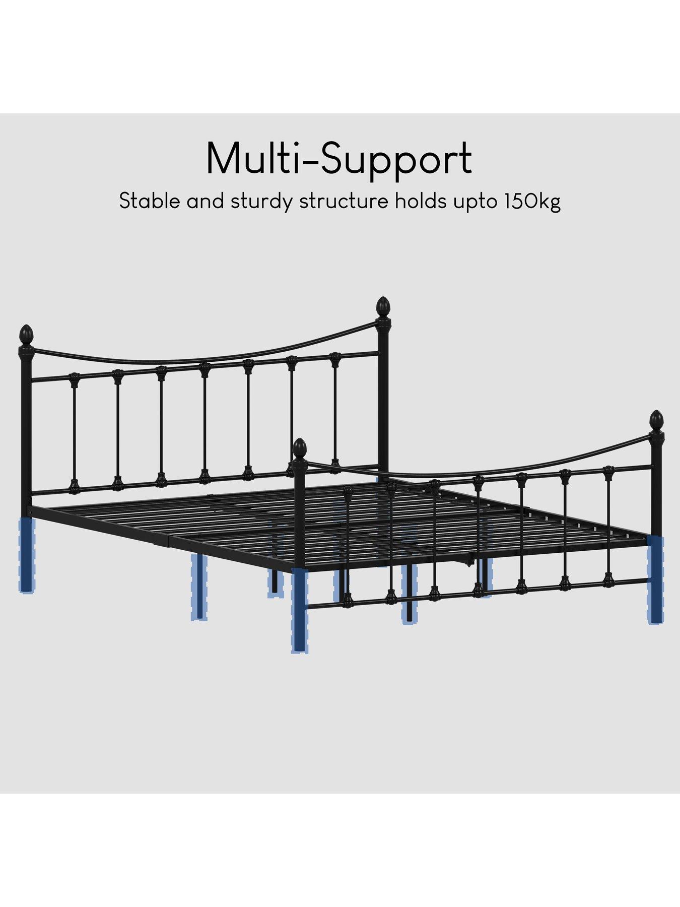 Image 5 of 5 of Vida Designs Paris Double Metal Bed