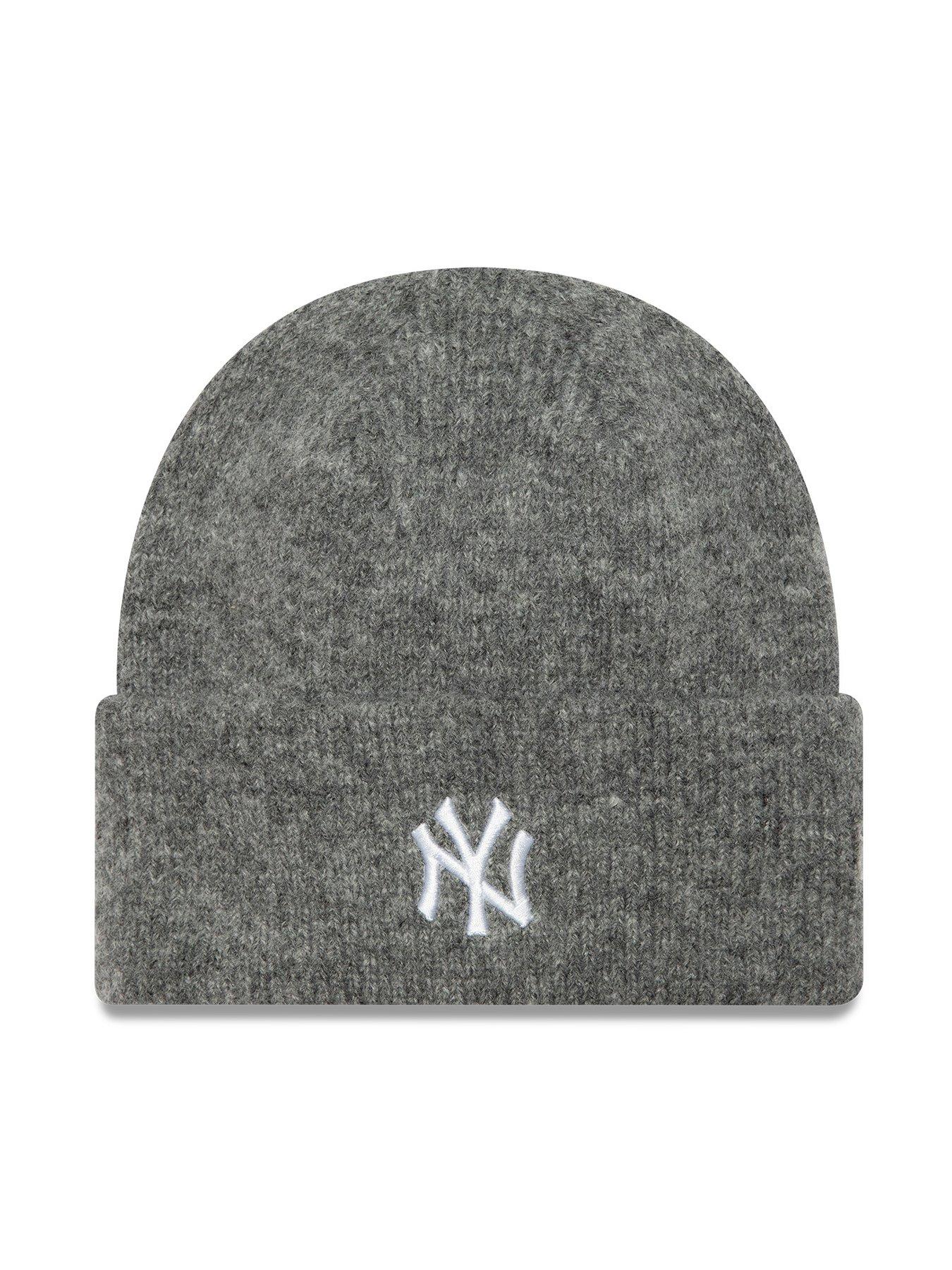 undefined Ladies Ny Yankees Beanie- Grey