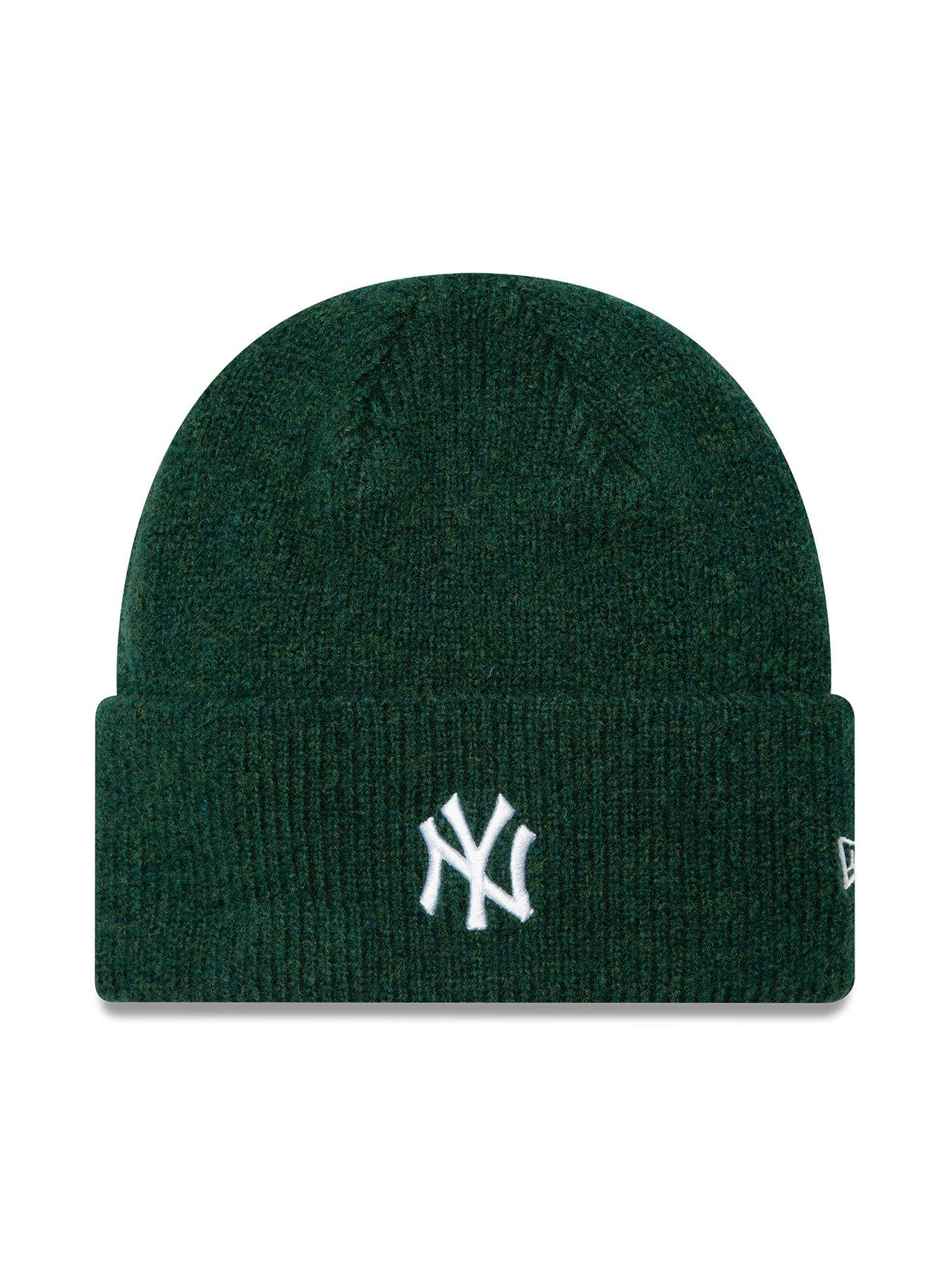 undefined Ladies Ny Yankees Beanie- Green
