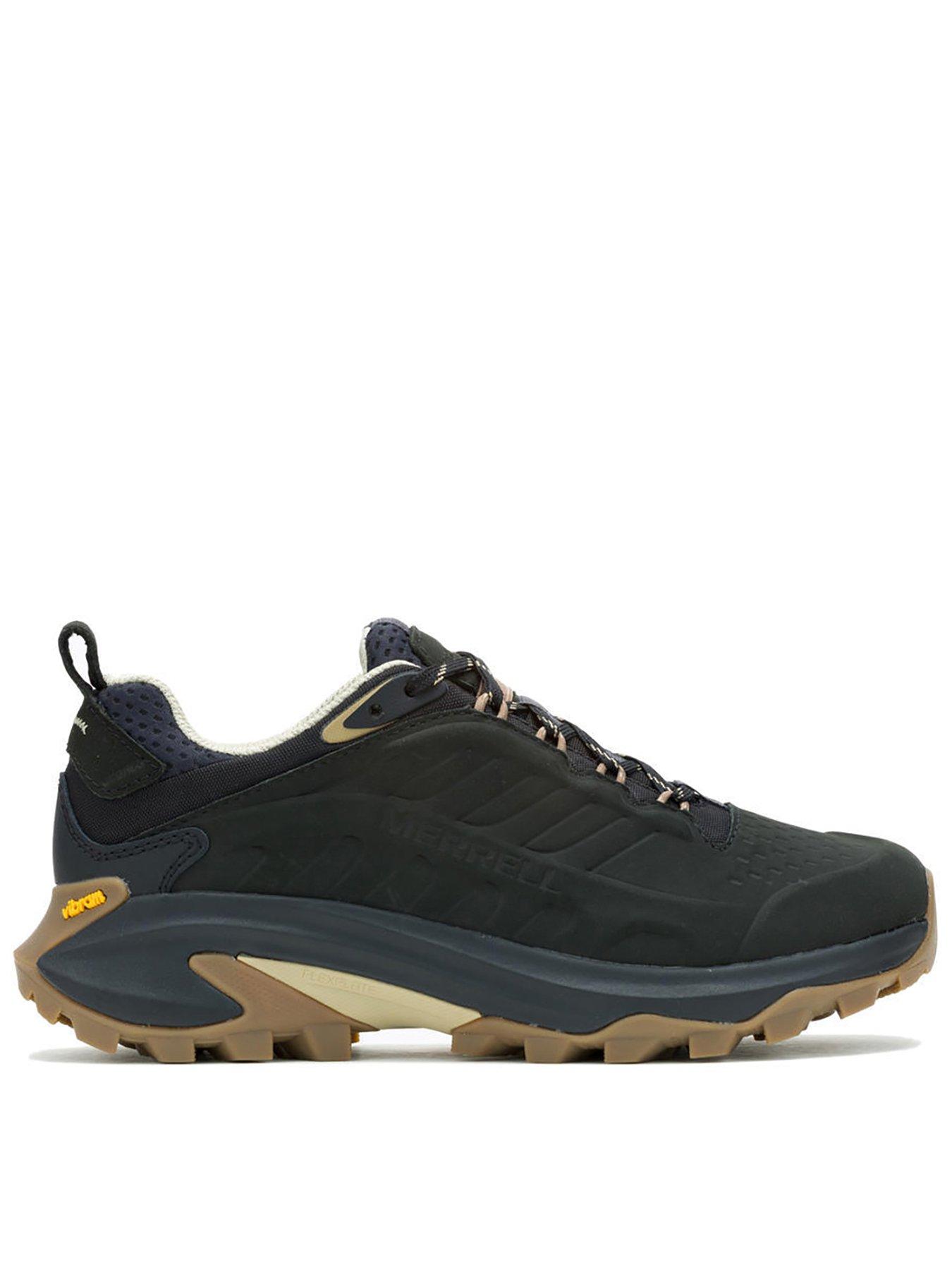 undefined Womens Moab Speed 2 Litre Waterproof Hiking Shoes - Black