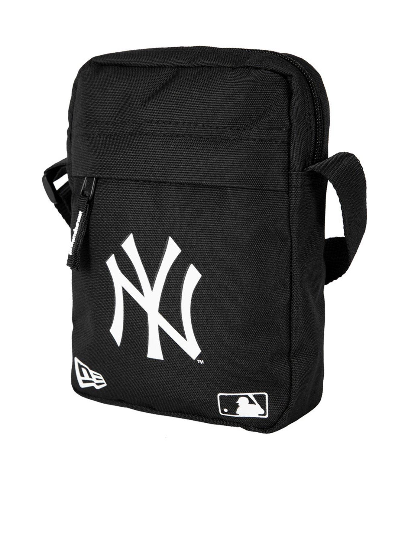 undefined Unisex Ny Yankees Side Bag- Black/white