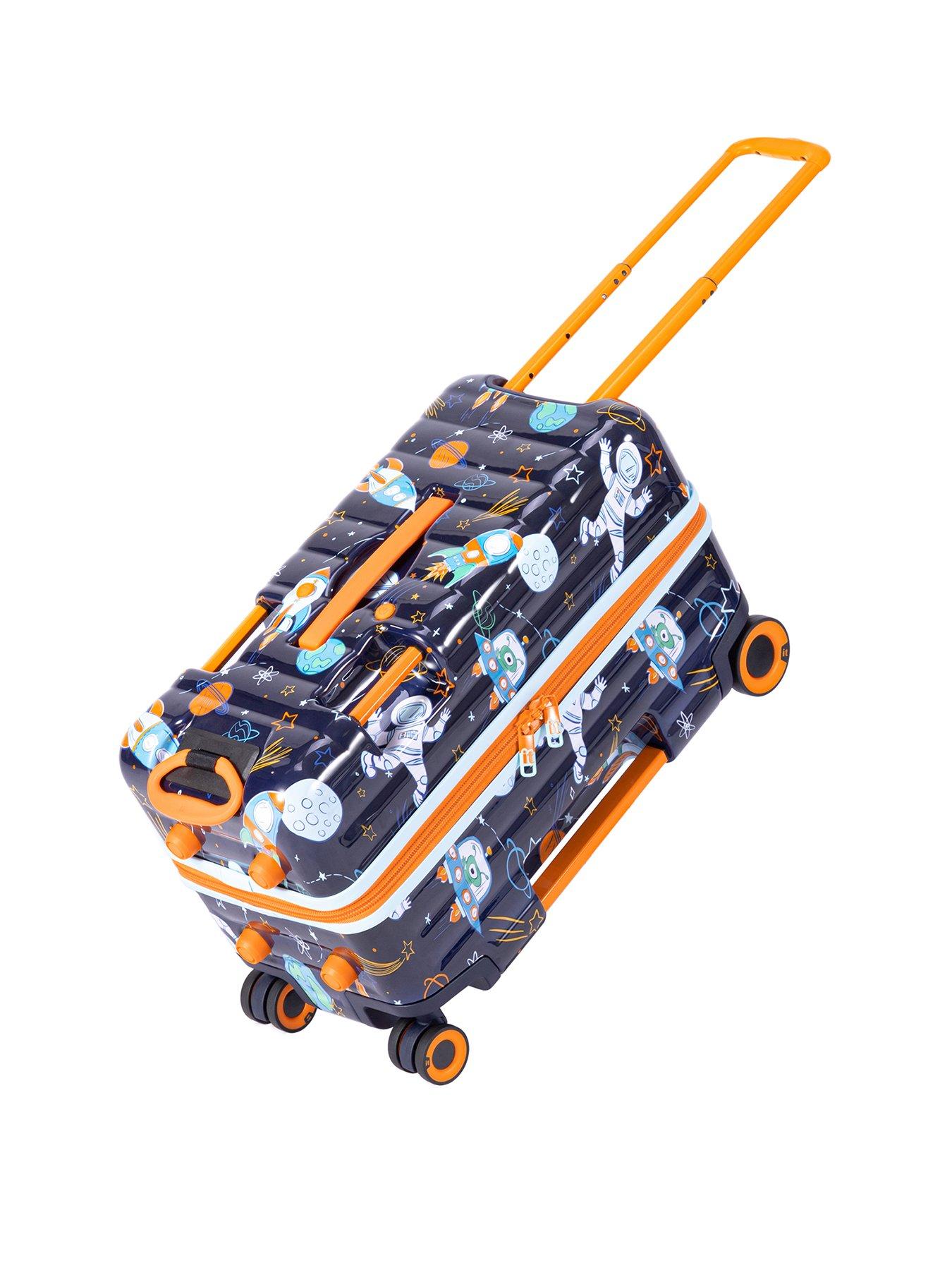 Image 2 of 7 of it Luggage Trunkryder Spaceship Kiddies Ride-On Suitcase