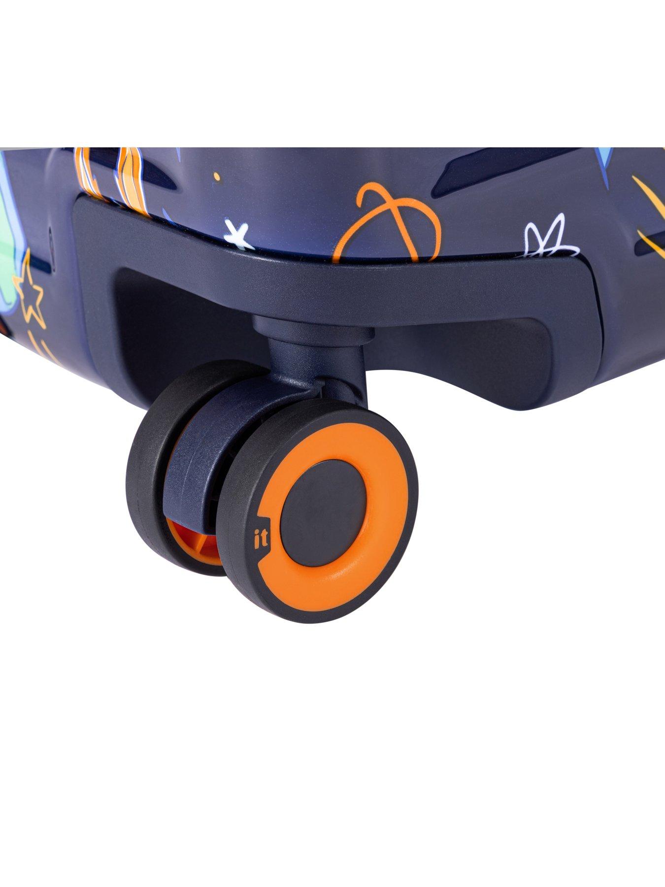 Image 5 of 7 of it Luggage Trunkryder Spaceship Kiddies Ride-On Suitcase