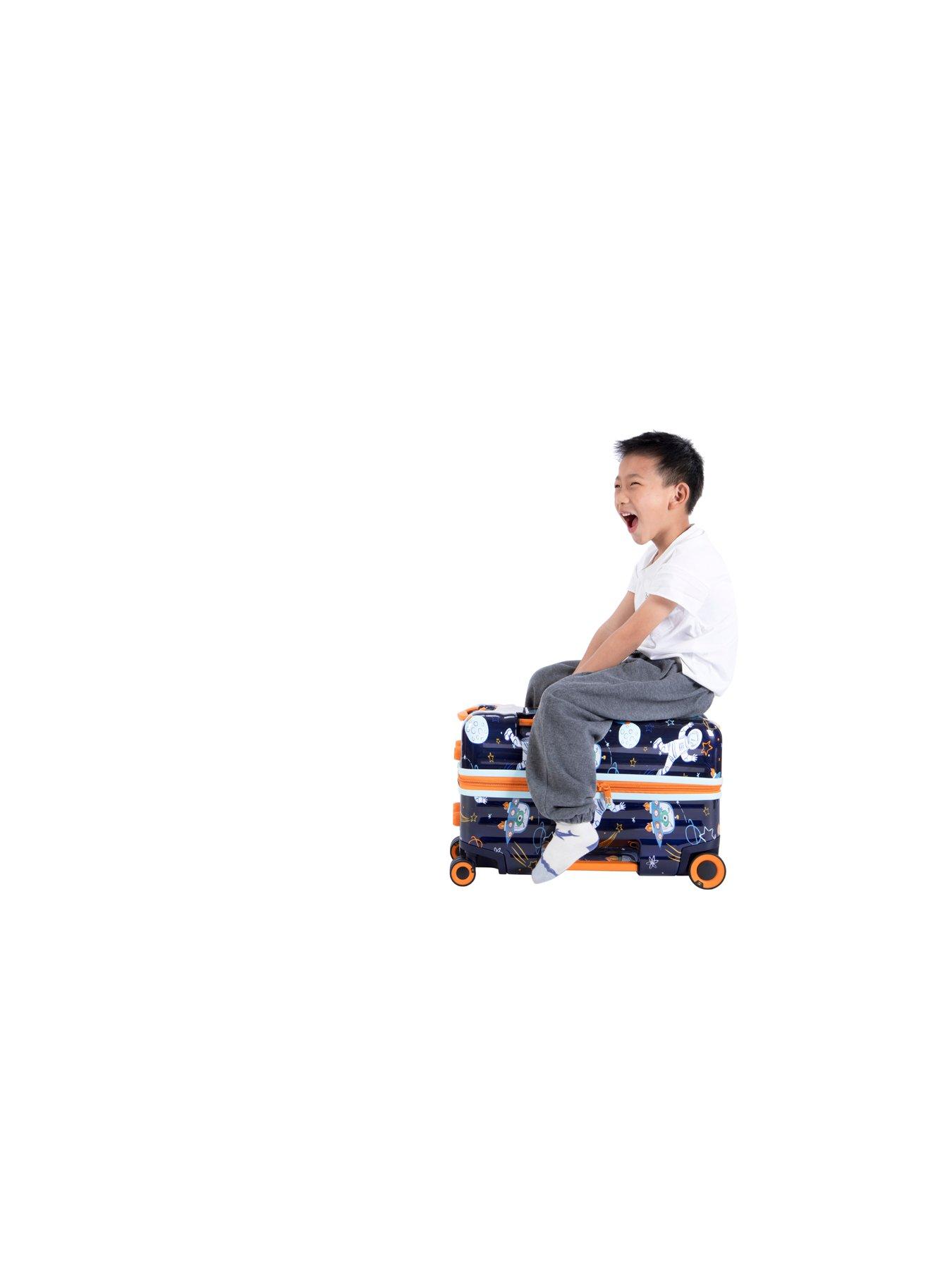 Image 6 of 7 of it Luggage Trunkryder Spaceship Kiddies Ride-On Suitcase