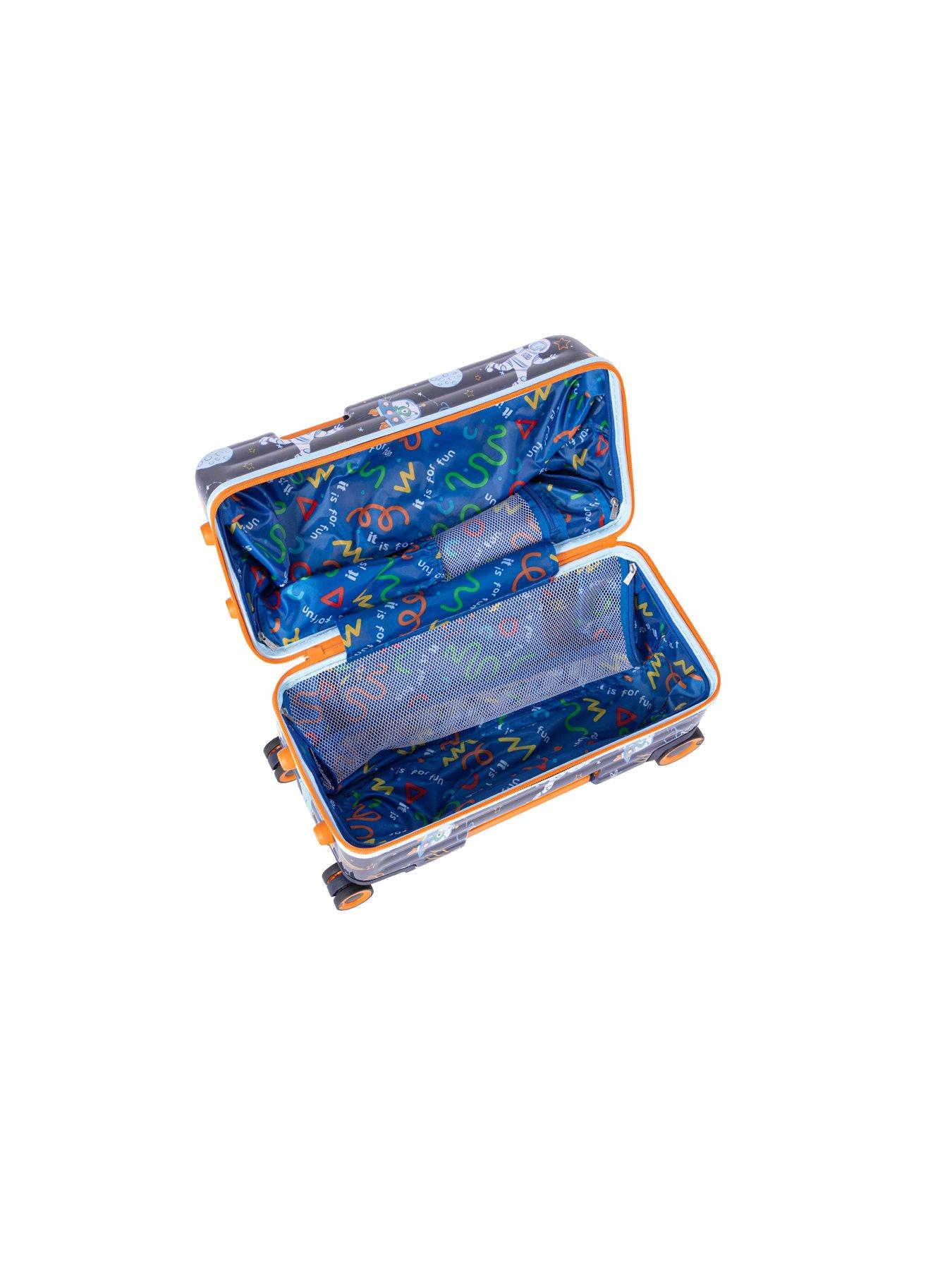 Image 7 of 7 of it Luggage Trunkryder Spaceship Kiddies Ride-On Suitcase