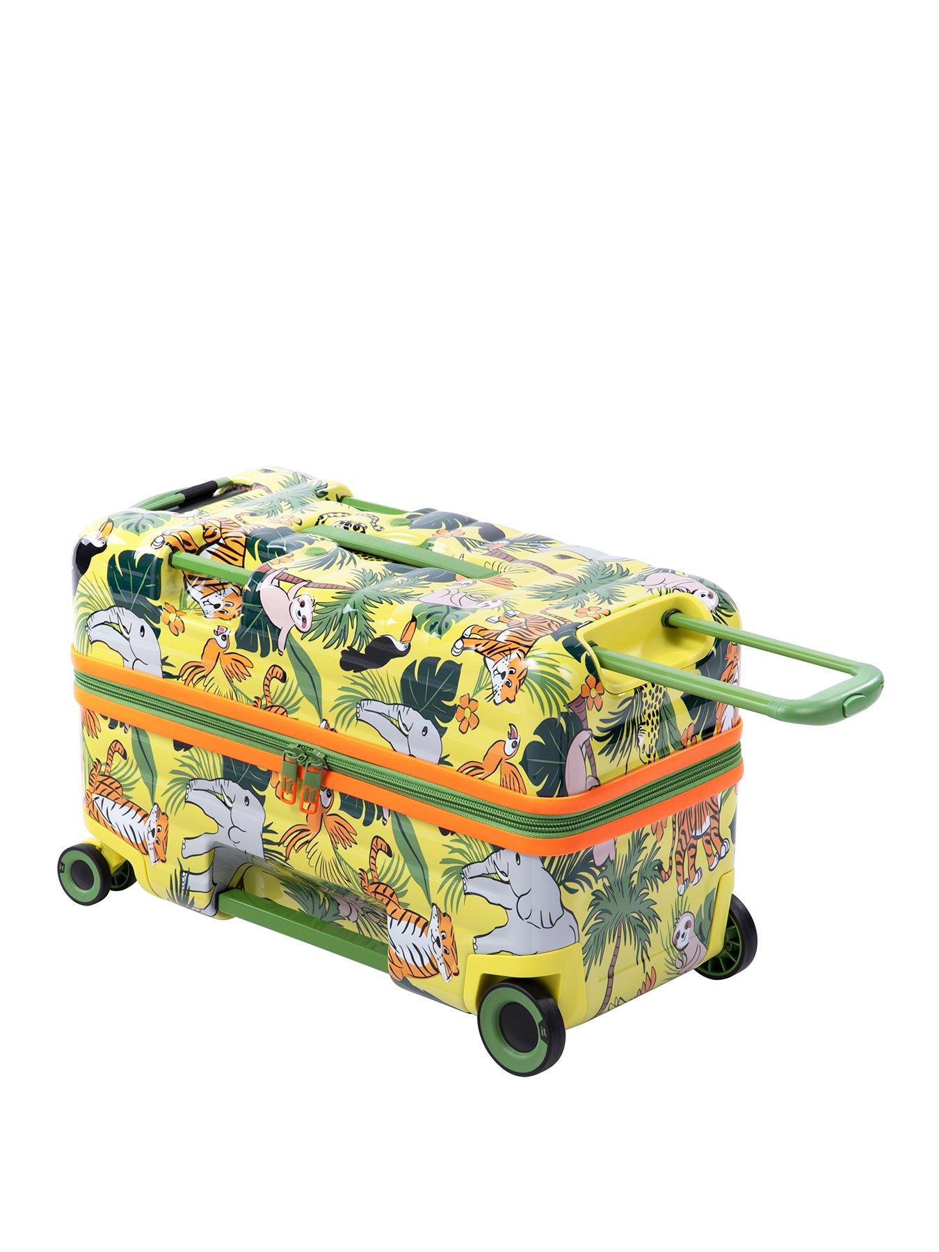 it Luggage Trunkryder Jungle Animals Kiddies Ride-On Suitcase
