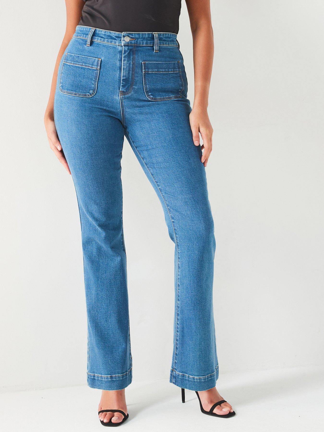 undefined Stretch Kickflare Jean - Dark Wash