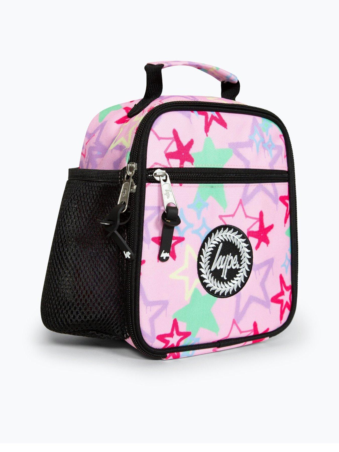 undefined Unisex Black Graffiti Stars Lunch Box