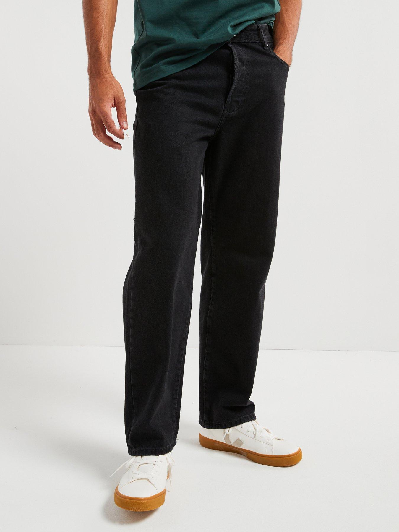 undefined Fade Loose Fit Jeans - Black