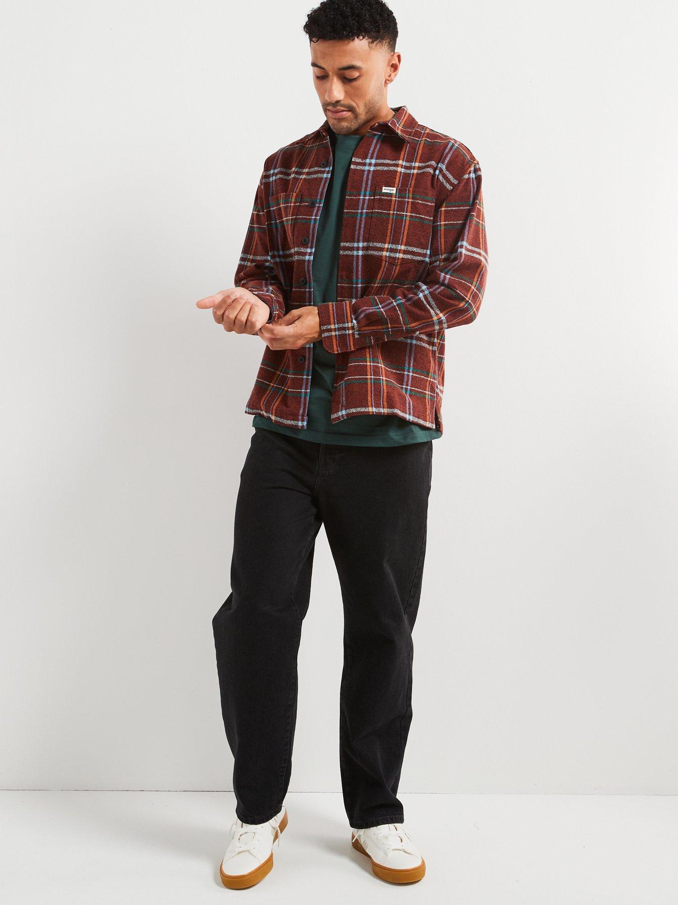 Image 4 of 6 of ONLY & SONS Fade Loose Fit Jeans - Black