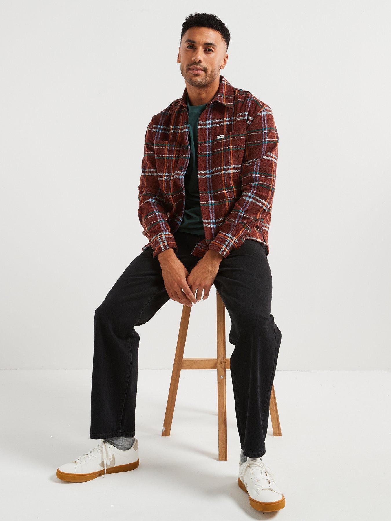 Image 6 of 6 of ONLY & SONS Fade Loose Fit Jeans - Black
