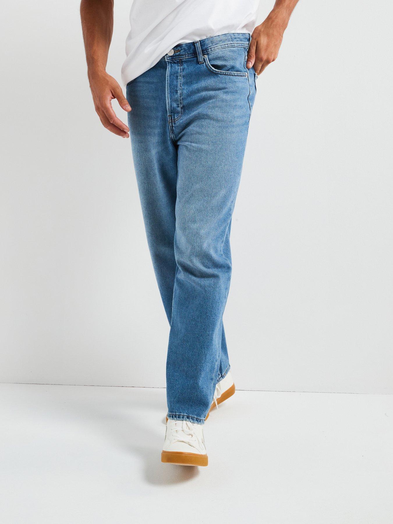 undefined Fade Loose Fit Jeans - Blue