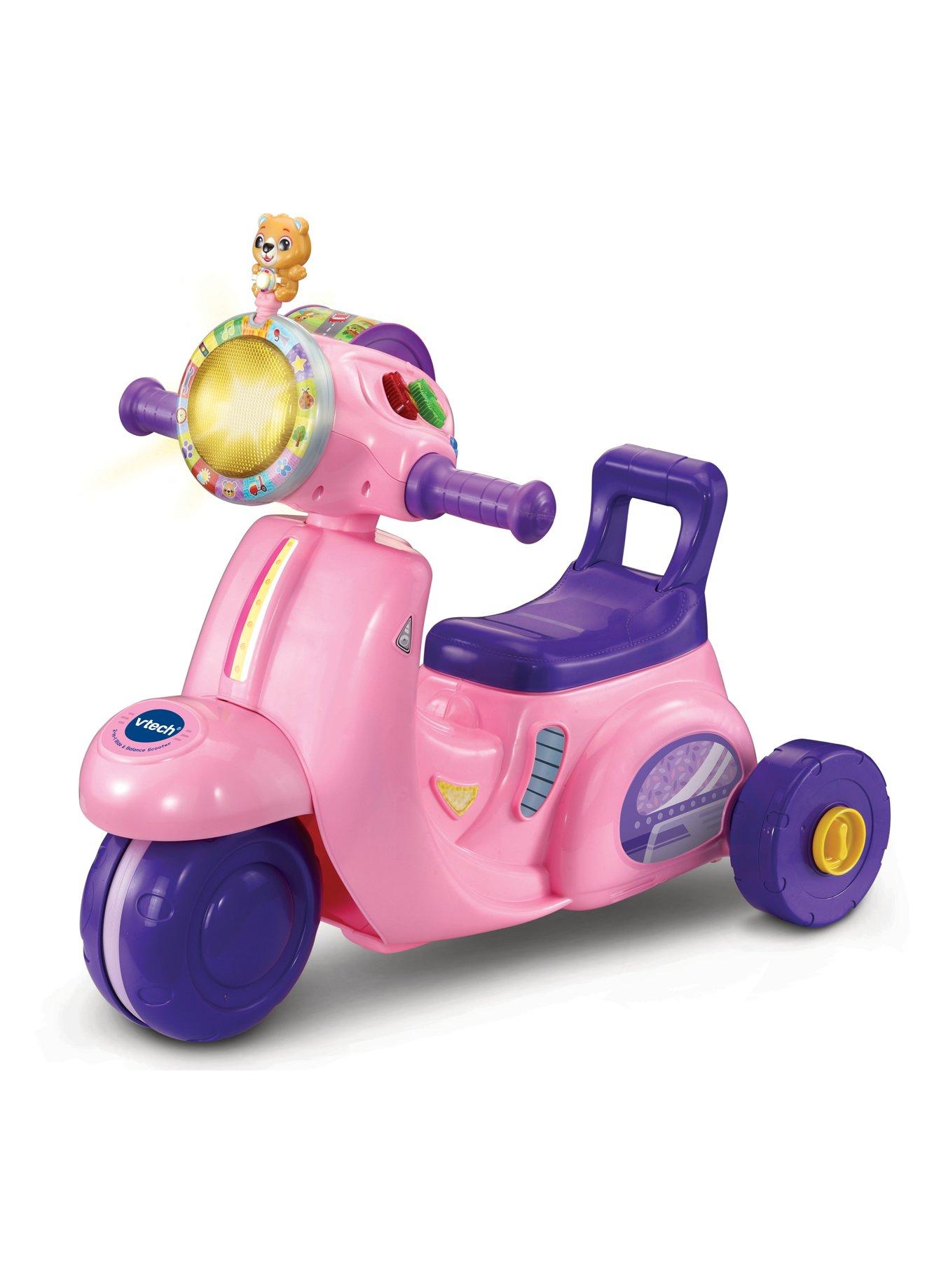 Image 6 of 7 of VTech 2-in-1 Ride &amp; Balance Scooter pink