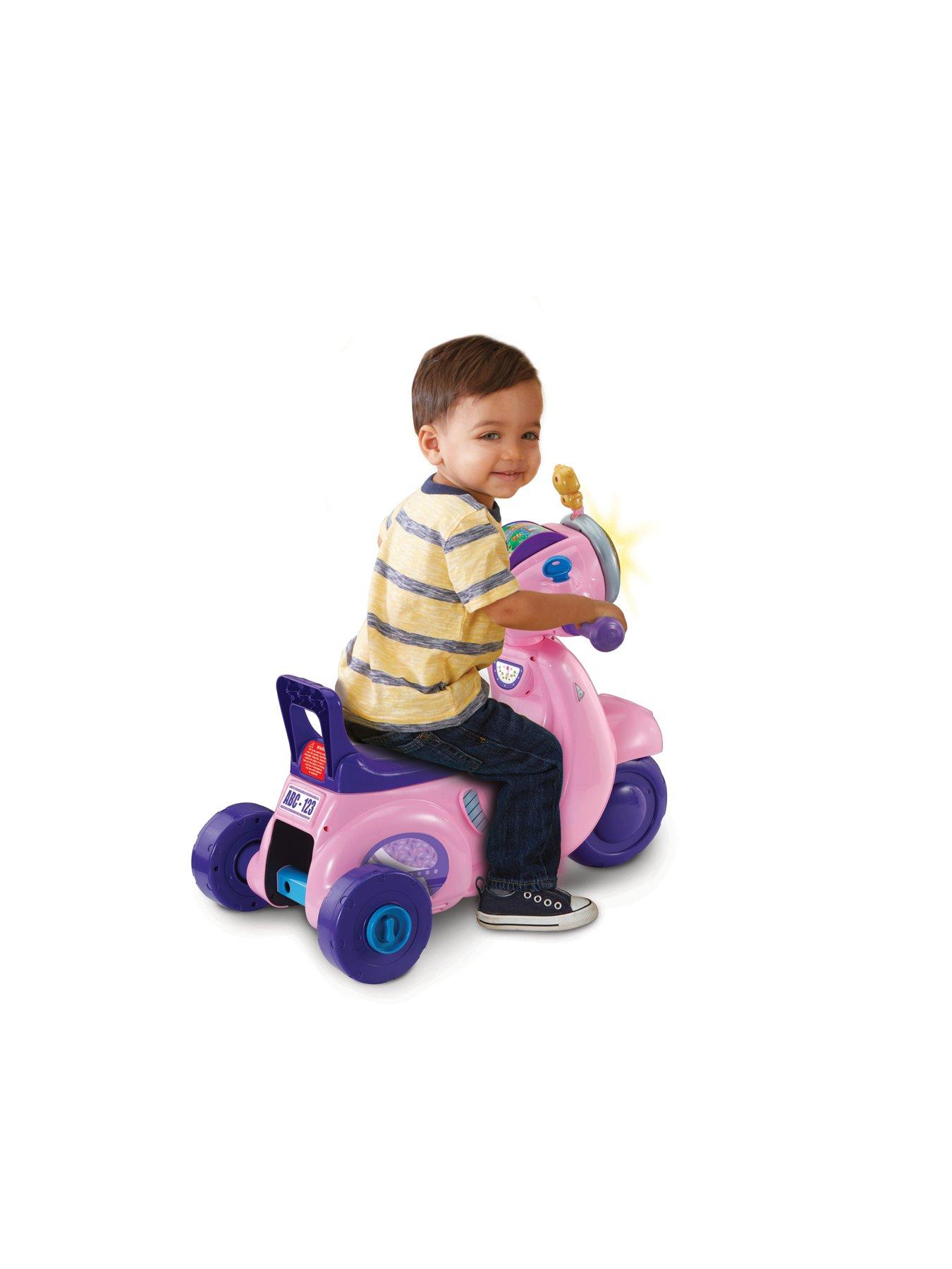 Image 7 of 7 of VTech 2-in-1 Ride &amp; Balance Scooter pink