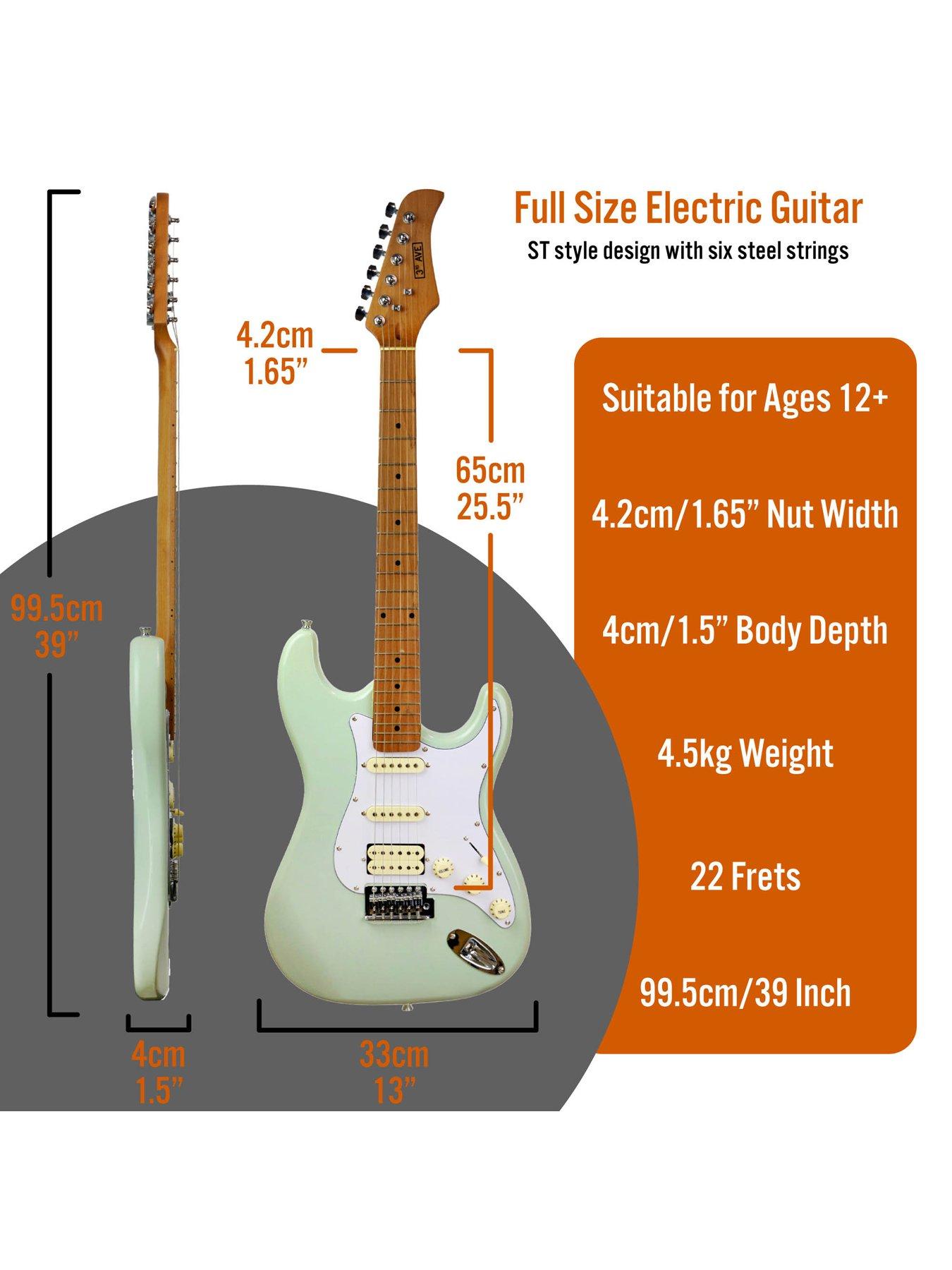 Image 2 of 4 of 3rd Avenue Stateside Electric Guitar Pack - Liberty Green