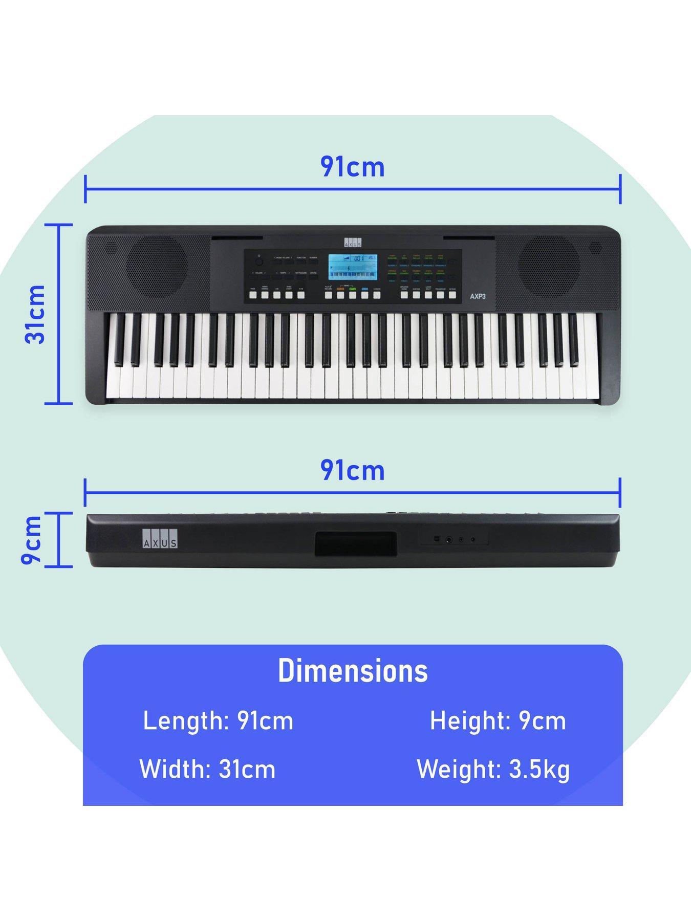 Image 4 of 4 of Axus AXP3 Slimline Beginner Keyboard - Package Deal