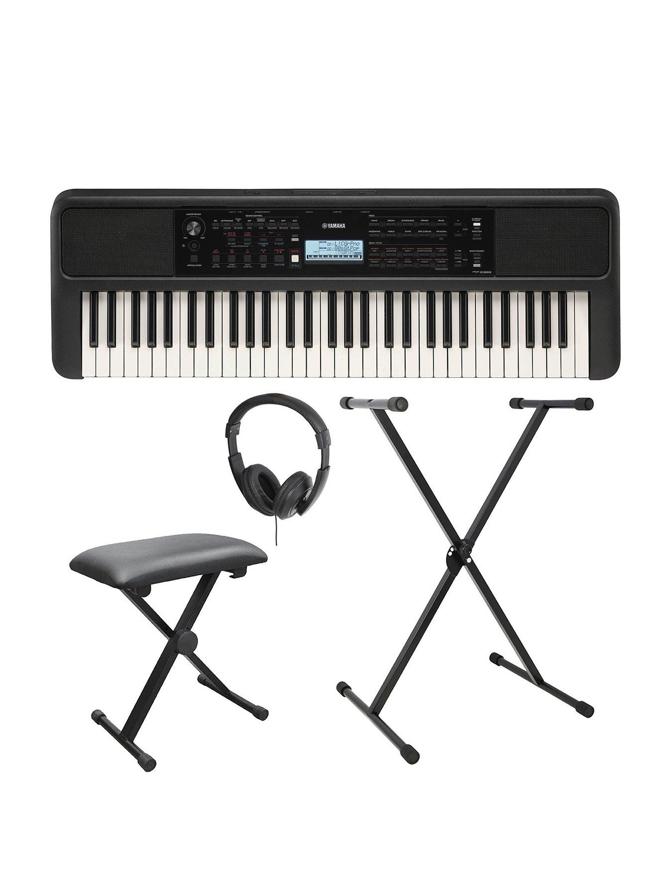 Image 1 of 6 of 3rd Avenue Yamaha PSRE383 Portable Keyboard Package