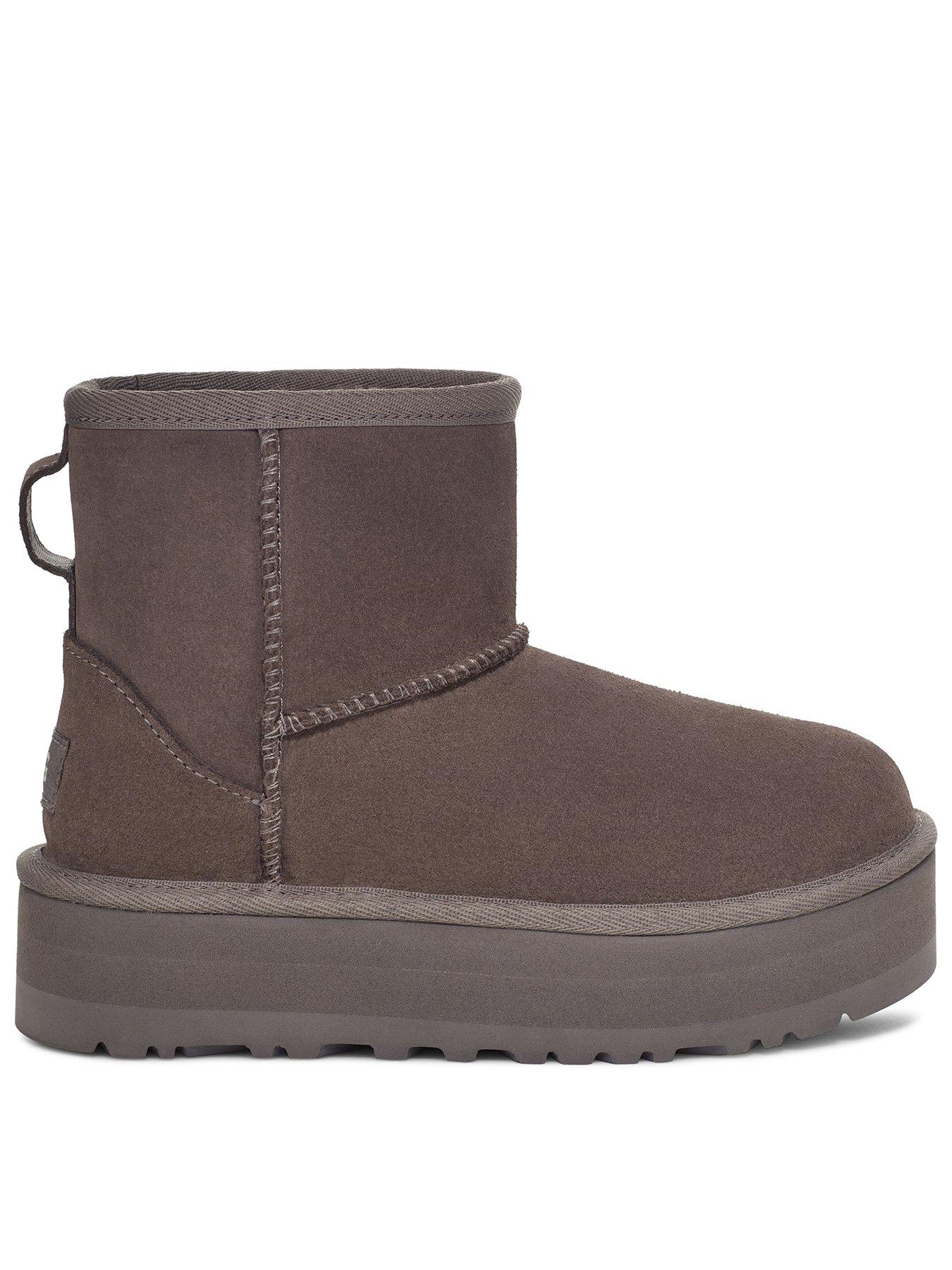 UGG Kids Classic Mini Platform, Brown, Size 3 Older