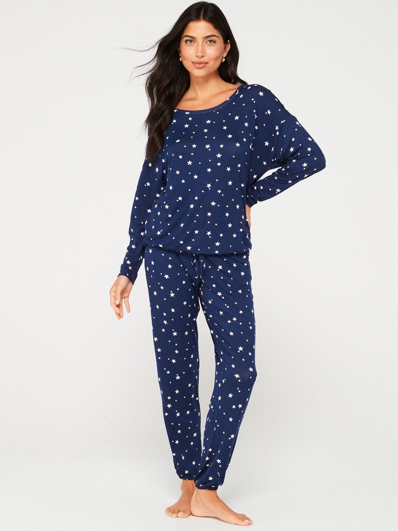Star print jogger set clearance