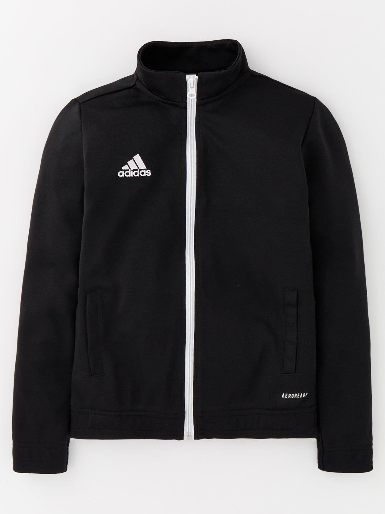adidas Junior Entrada 22 Football Track Jacket - Black